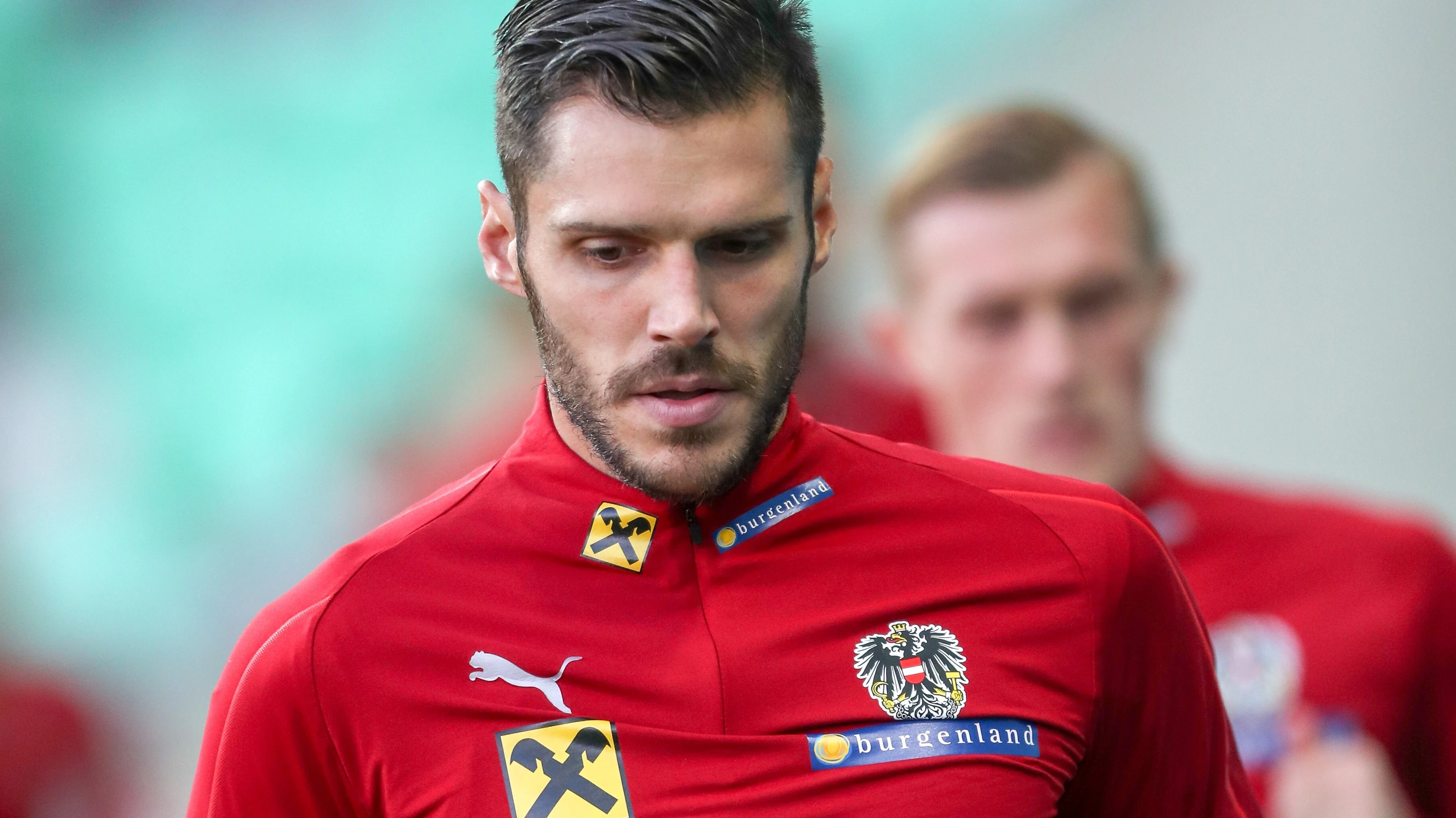 Christopher Trimmel konzentriert sich auf das Training bei der österreichischen Nationalmannschaft.