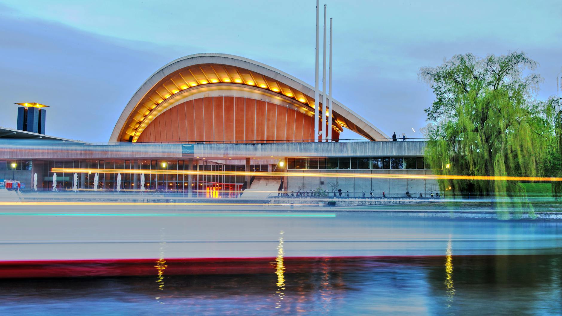 Das Haus der Kulturen der Welt in Berlin. 