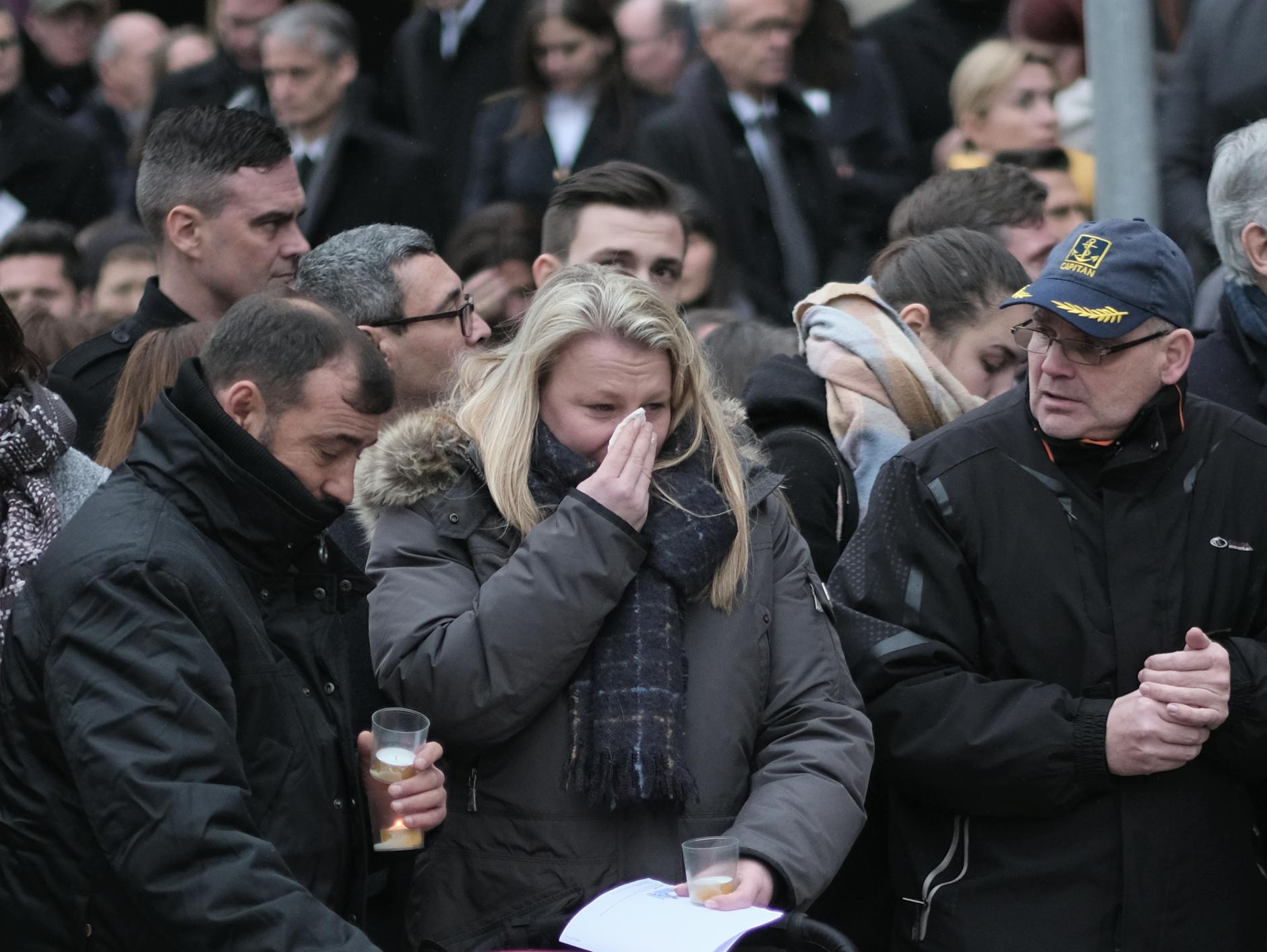 Am Breitscheidplatz wird der Opfer des Terroranschlags gedacht.