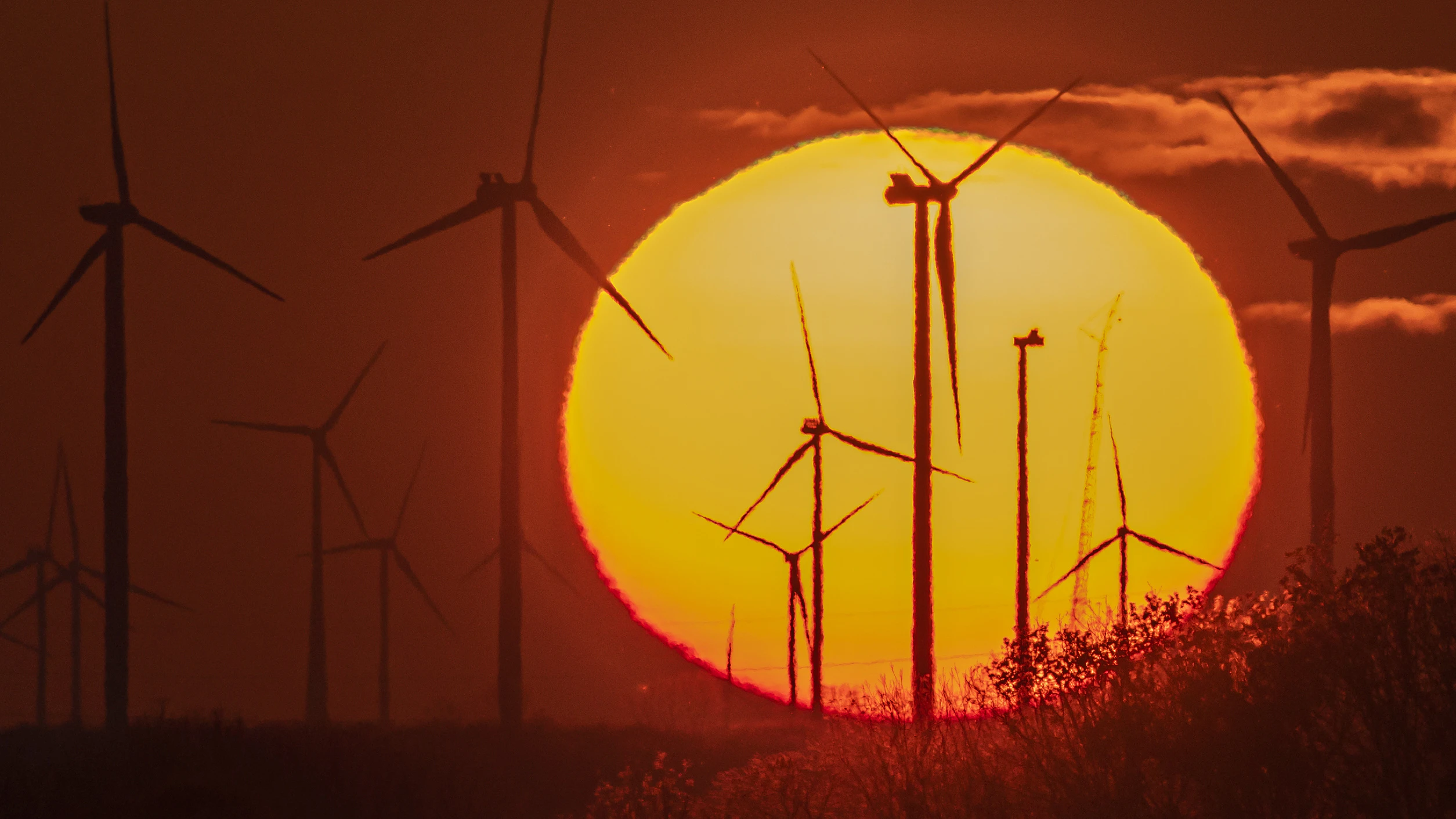 Windräder – manchem ein Dorn im Auge, aber für die Energiewende notwendig. 