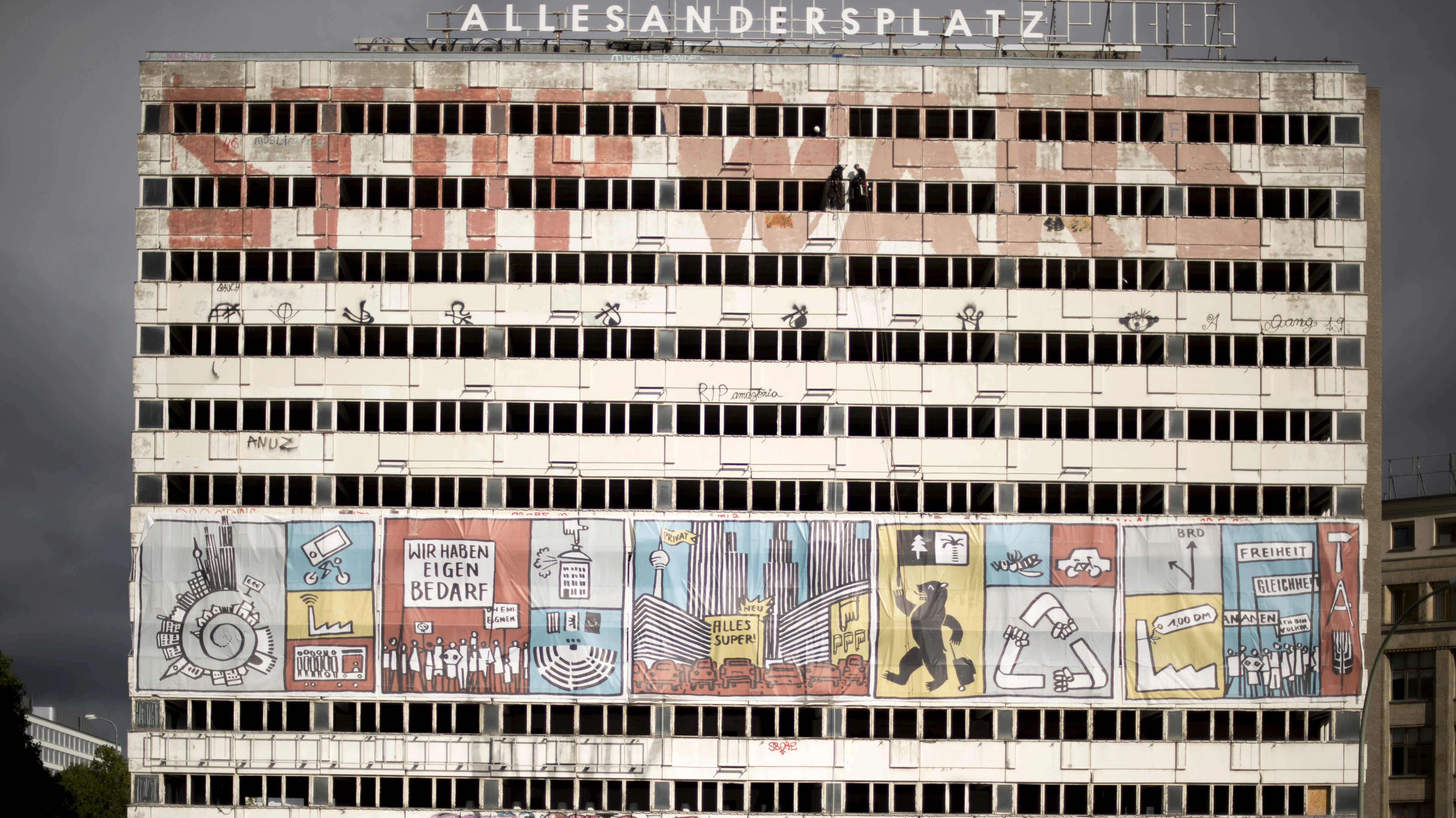 Das Haus der Statistik am Alexanderplatz.