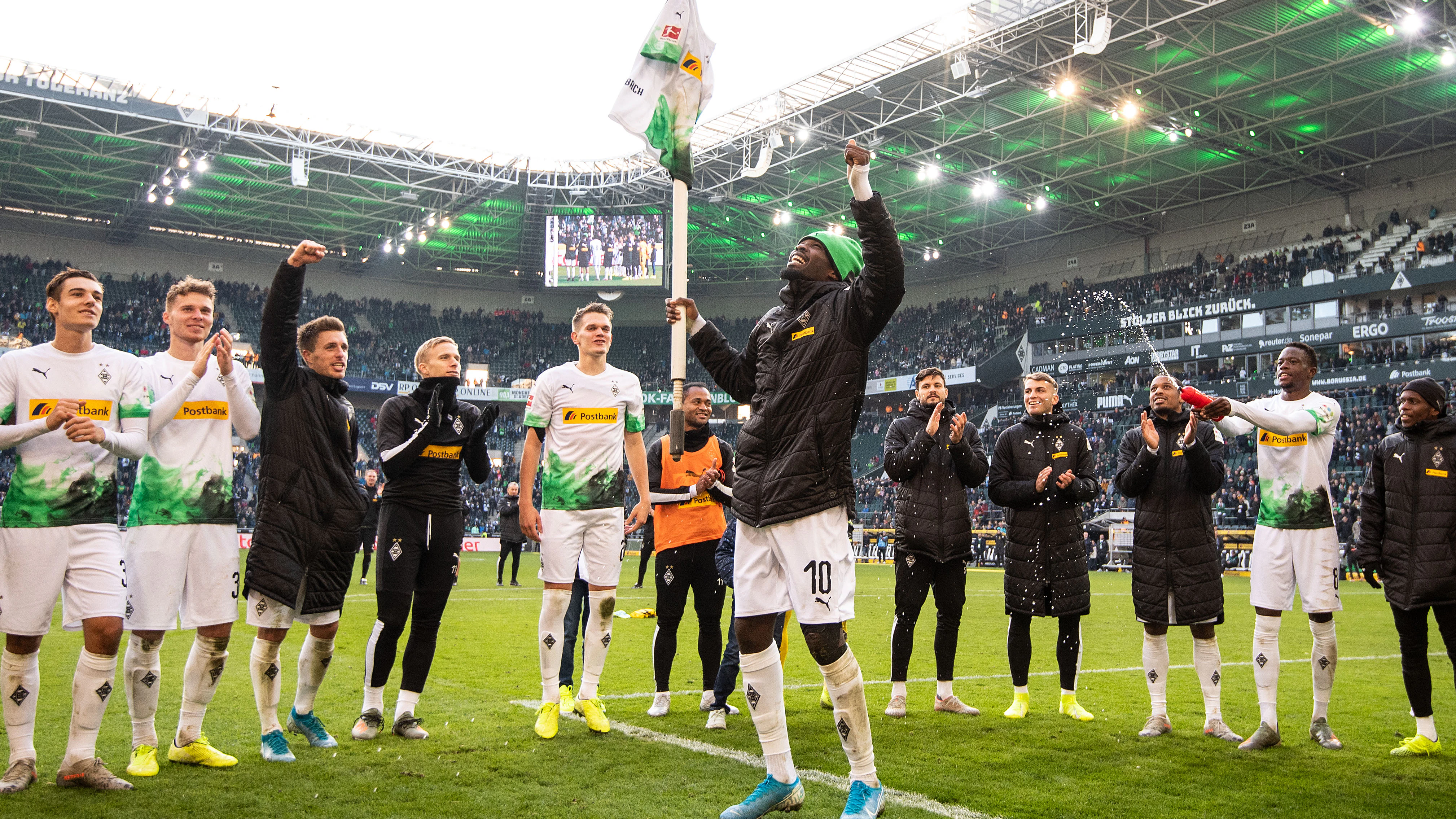 Sorgt in Mönchengladbach für gute Stimmung: Marcus Thuram präsentiert sich in Hochform.