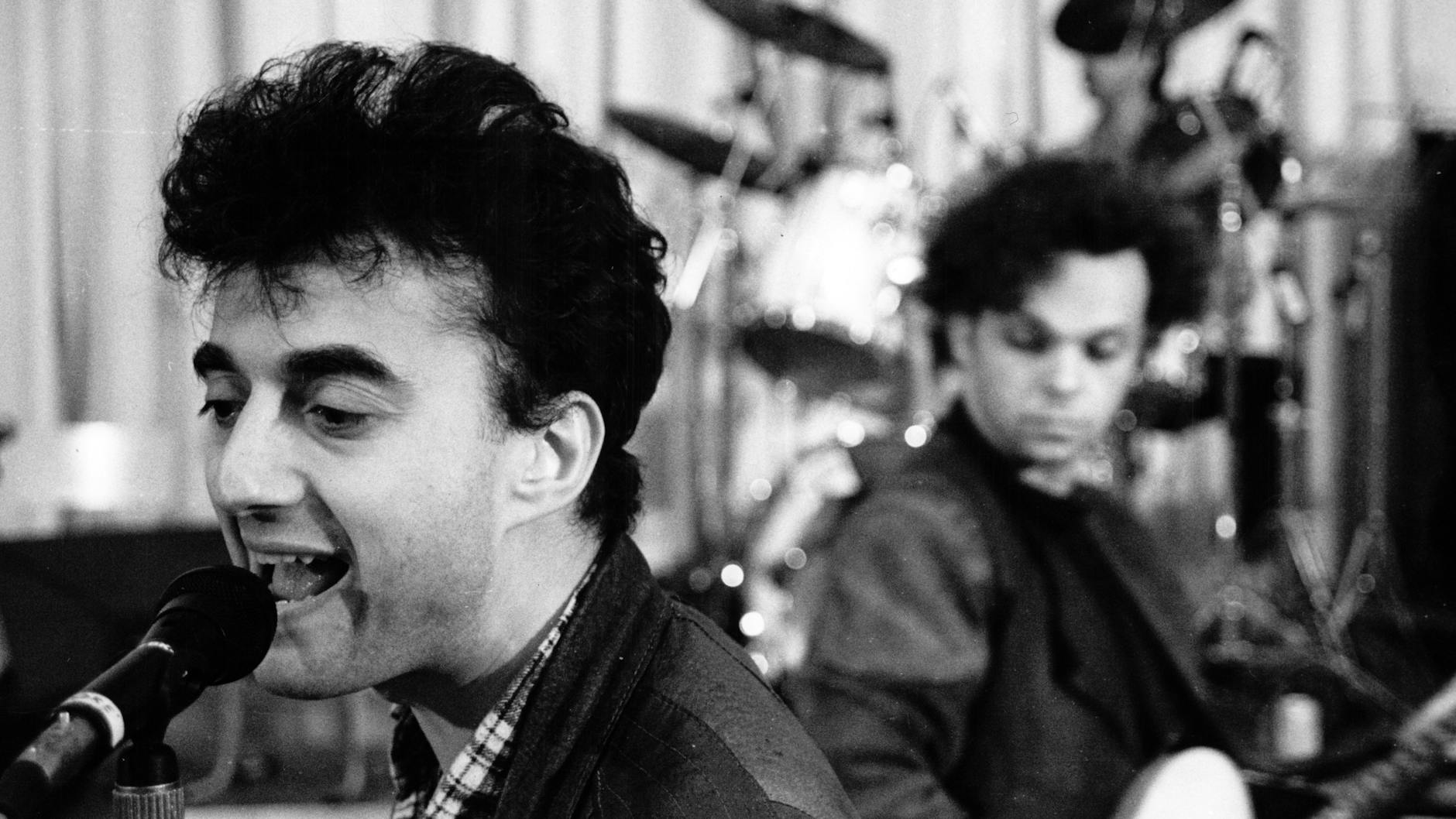 Die Band Pankow bei einem Auftritt mit der Big Band der Westgruppe der sowjetischen Streitkräfte 1989.<br>