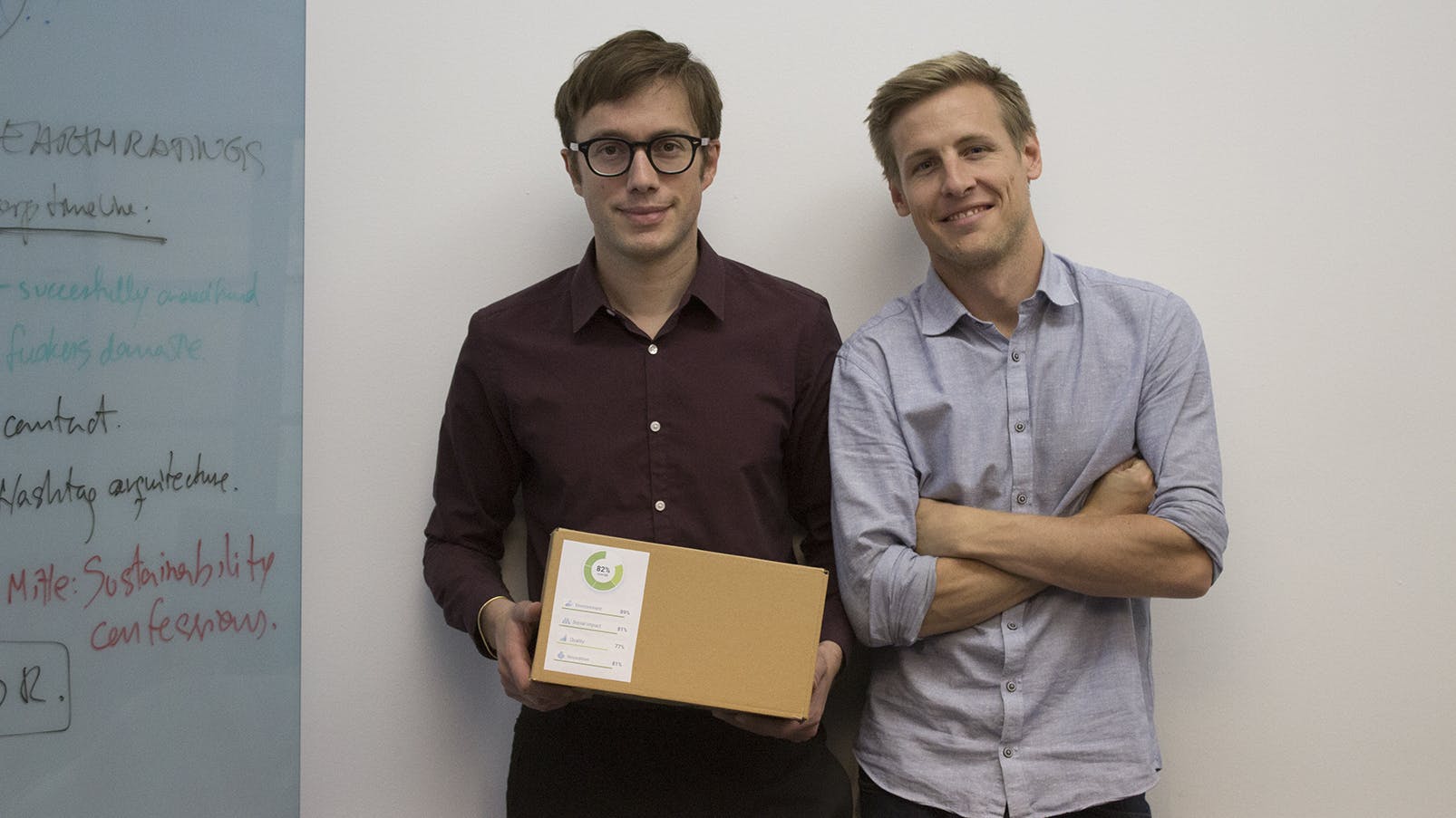 Die Gründer von Earth Ratings, Adria Grau und Carsten Roland (r.), haben große Visionen für ihr Start-up.