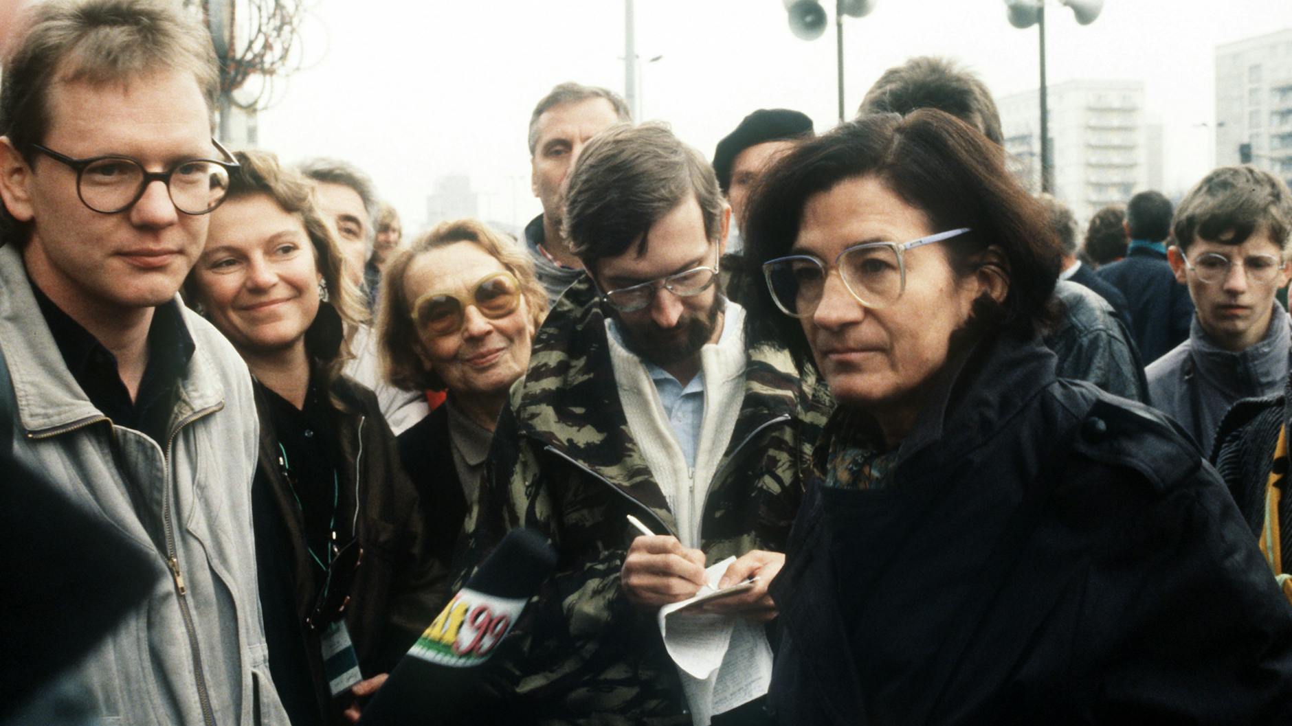 Christa Wolf war bei der Demonstration vom 4. November 1989 dabei.