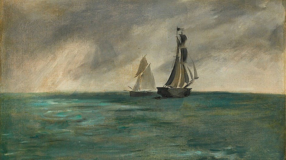 Das Manet-Meisterwerk „Marine, Temps d“orage“ wird bald im Tokioter National Museum of Western Art zu sehen sein.