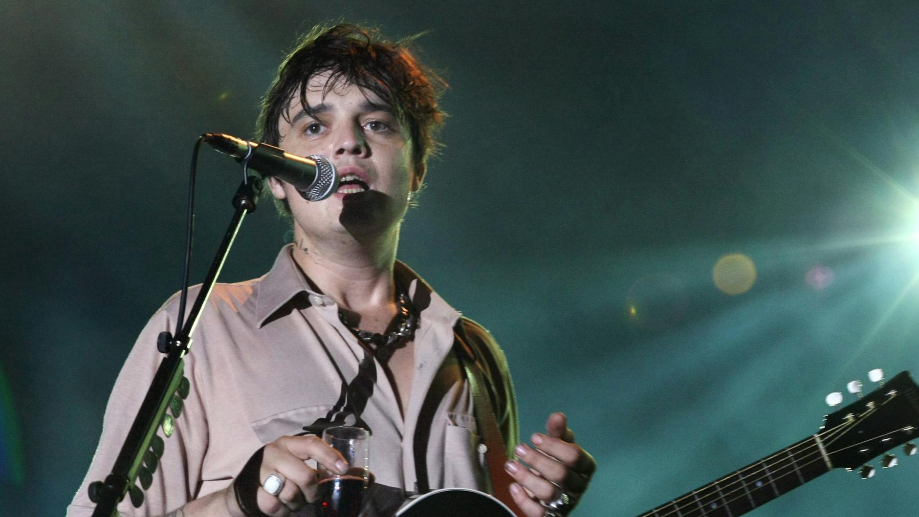 Der britische Rocksänger Pete Doherty.<br>