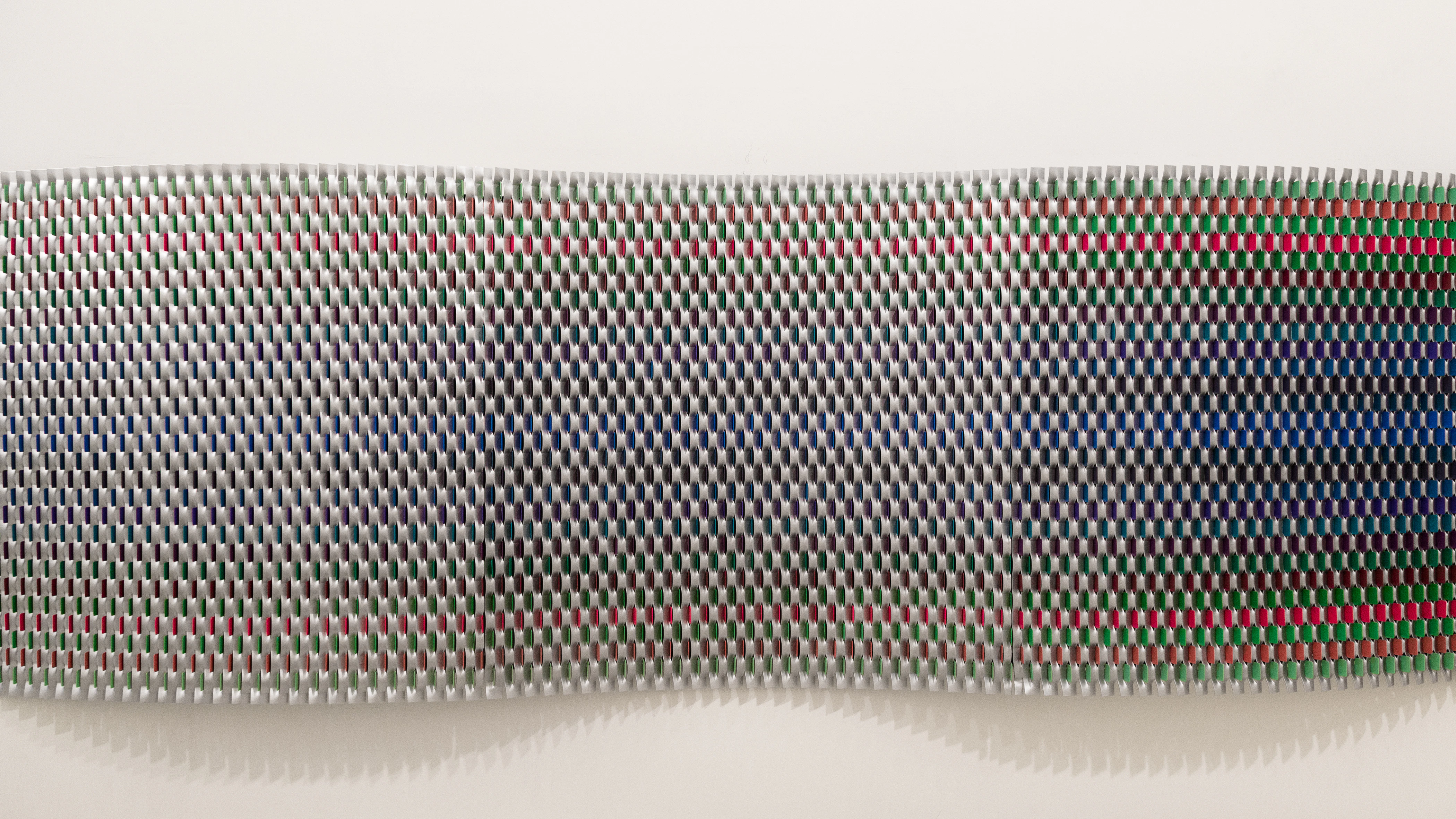 Rashid Al Khalifa, Multicoloured Parametric, 2018, Emaille auf Aluminium