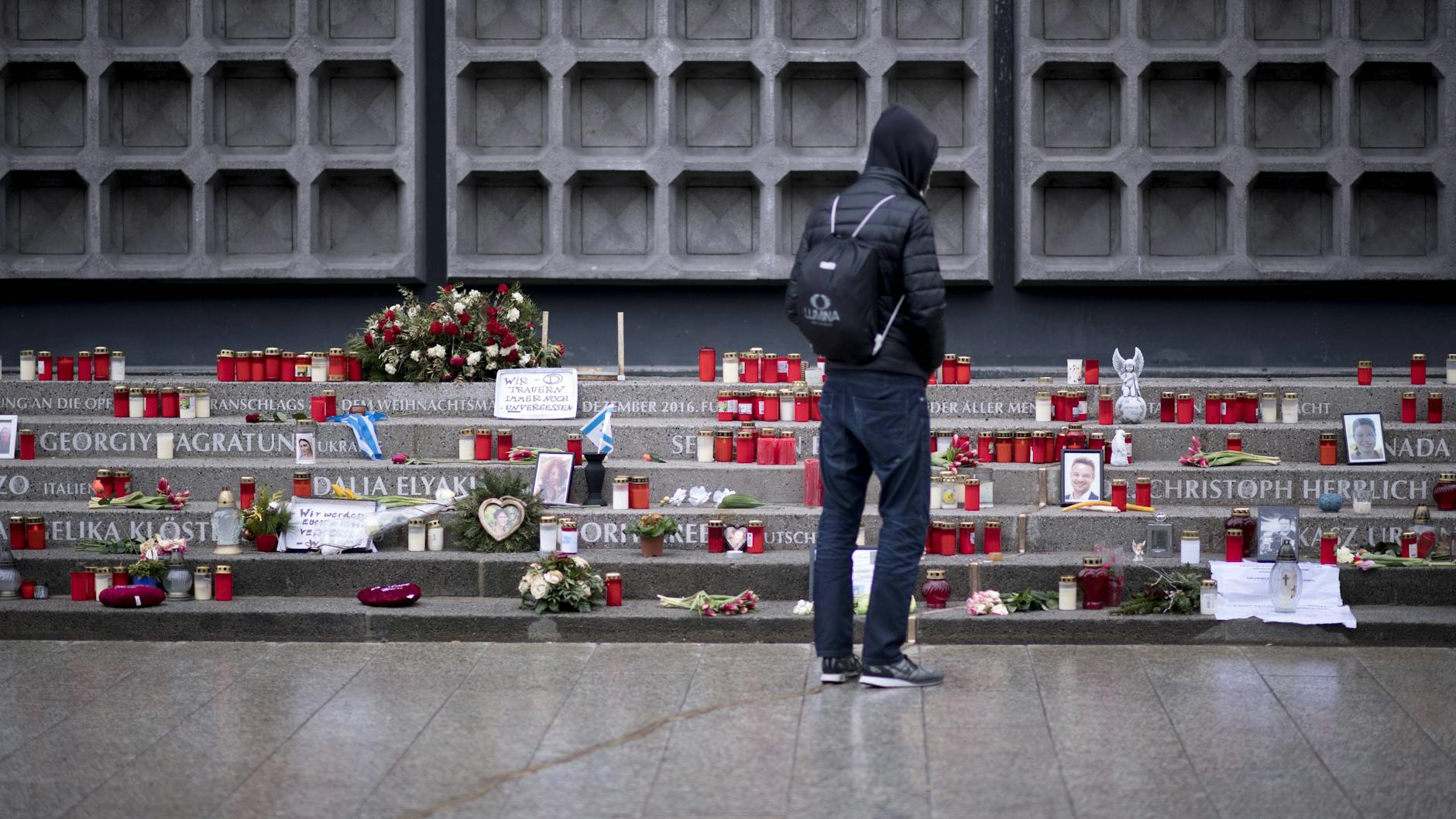 Gedenkstätte für die Opfer des Anschlags.