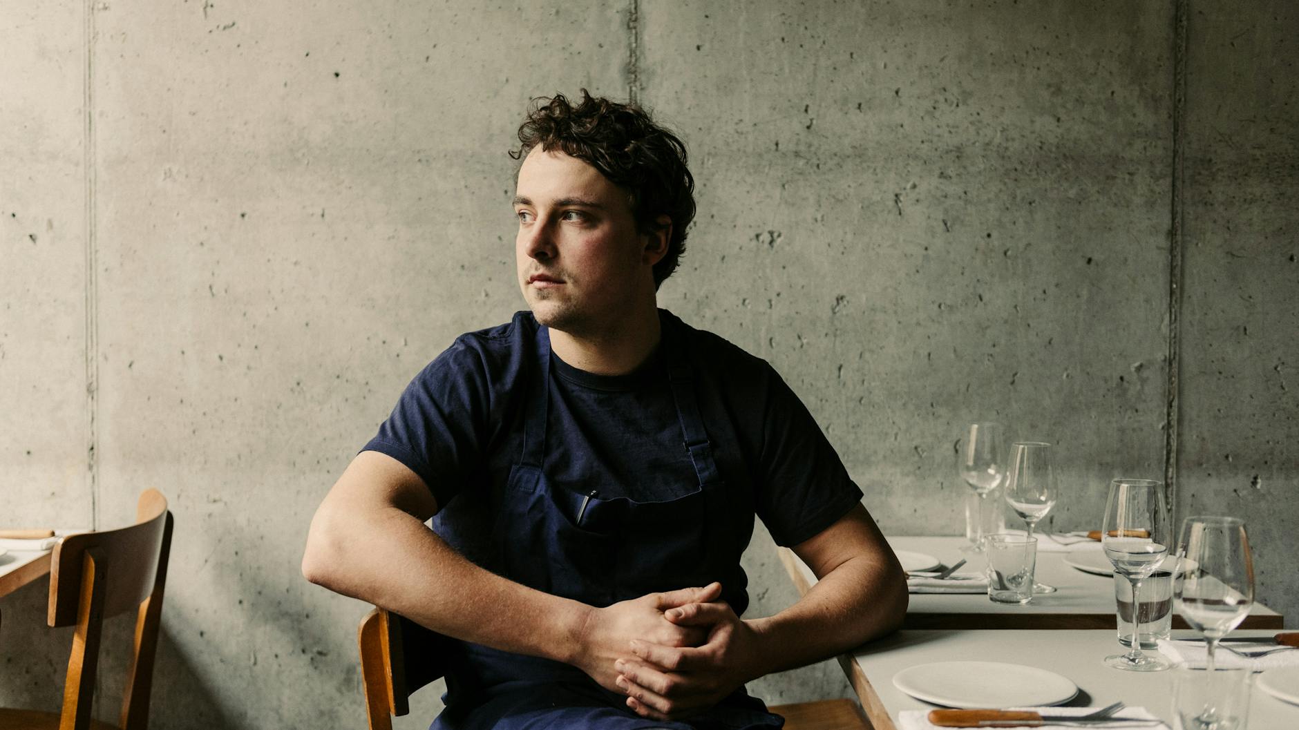 Der Koch als Künstler: Vadim Otto Ursus in seinem Restaurant.