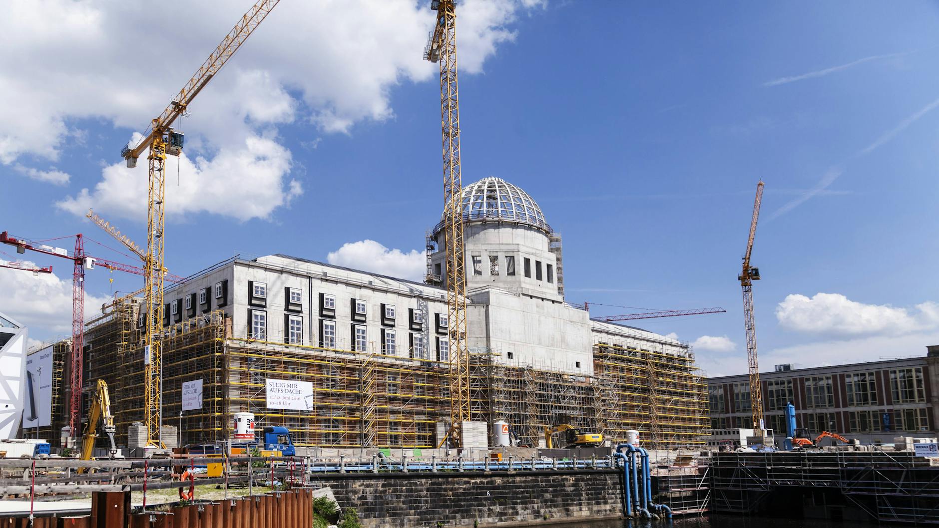 Zurzeit ist das Berliner Schloss noch im Umbau.