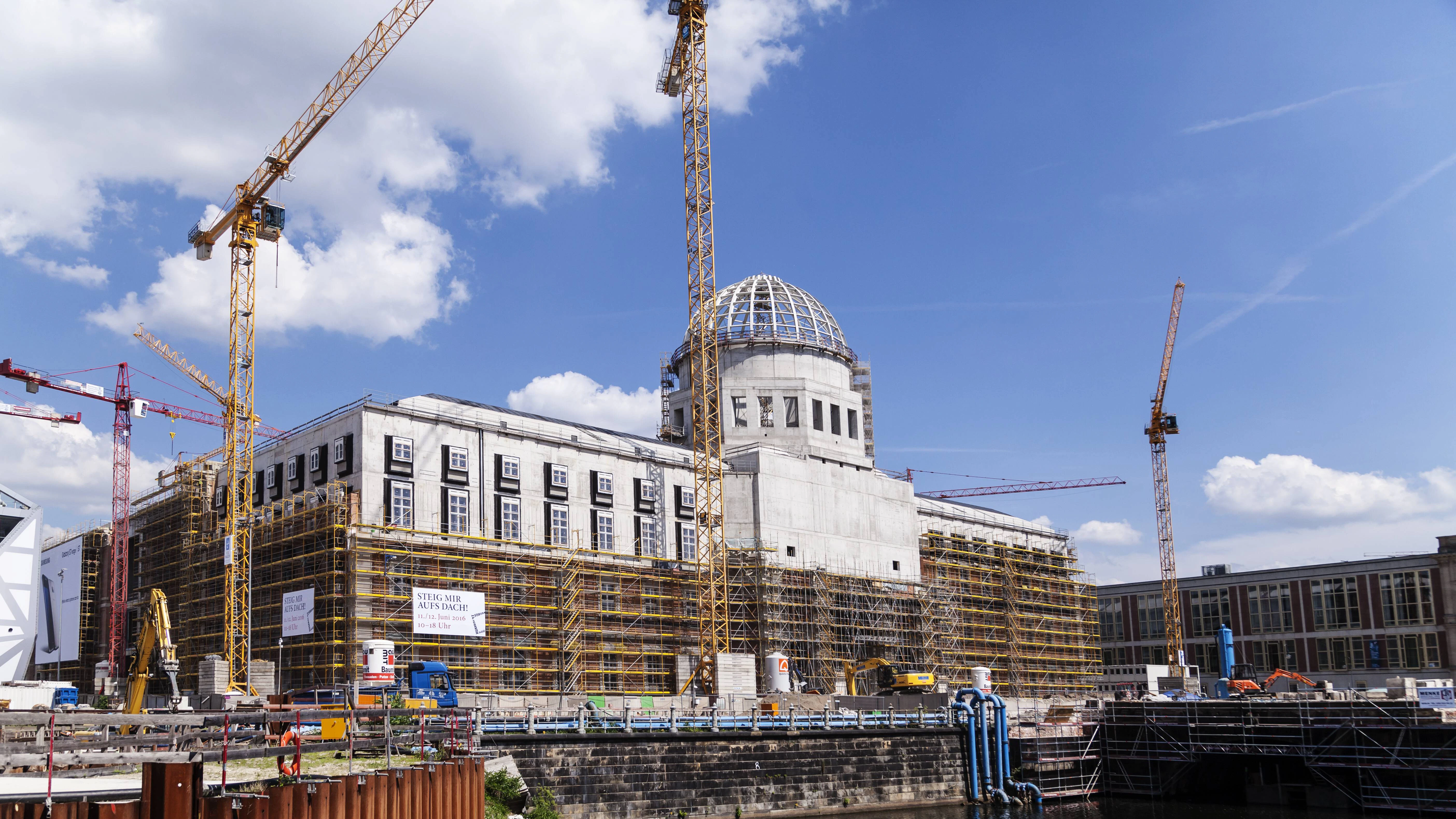 Zurzeit ist das Berliner Schloss noch im Umbau.