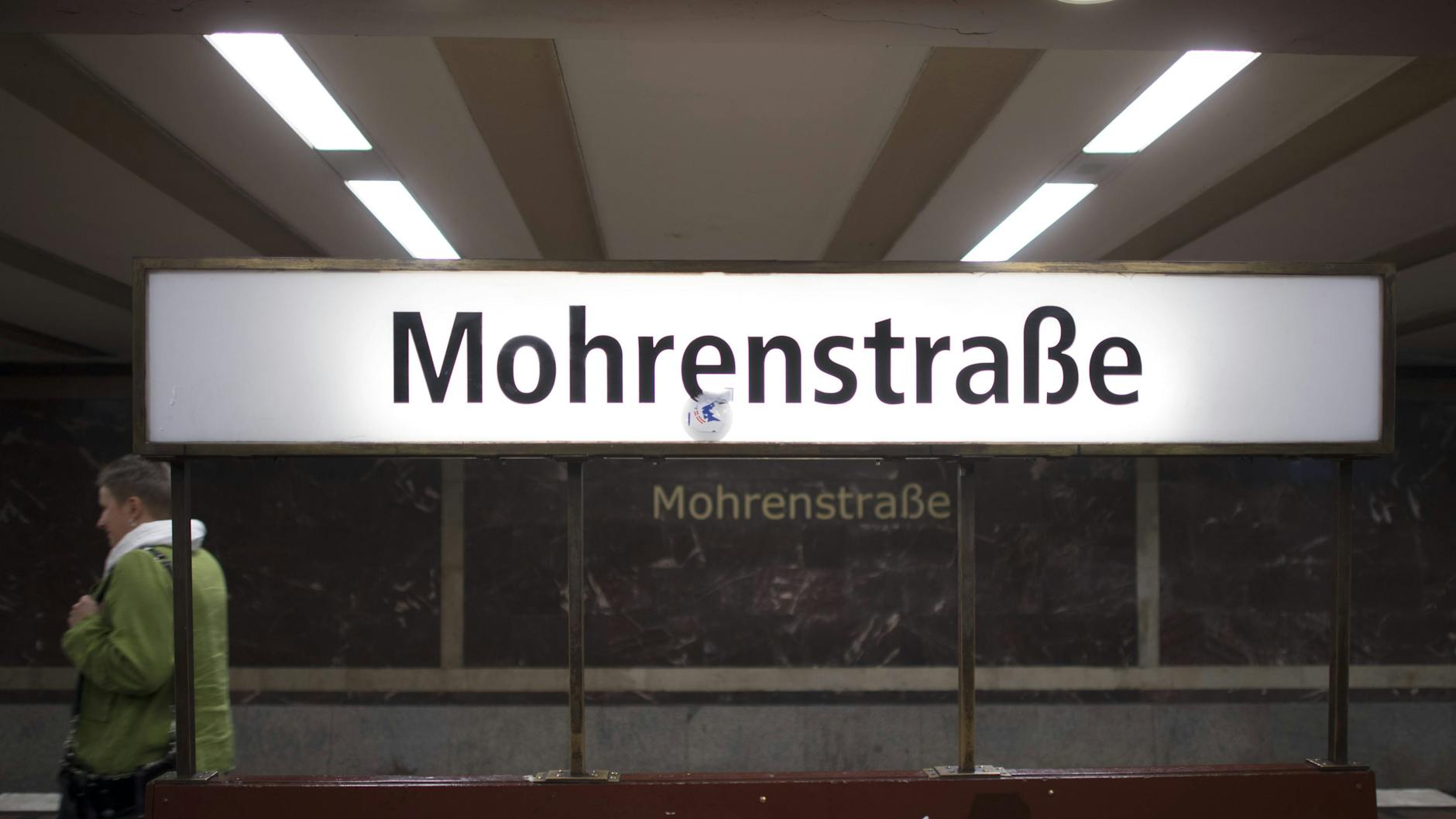 Der U-Bahnhof Mohrenstraße in Berlin-Mitte.