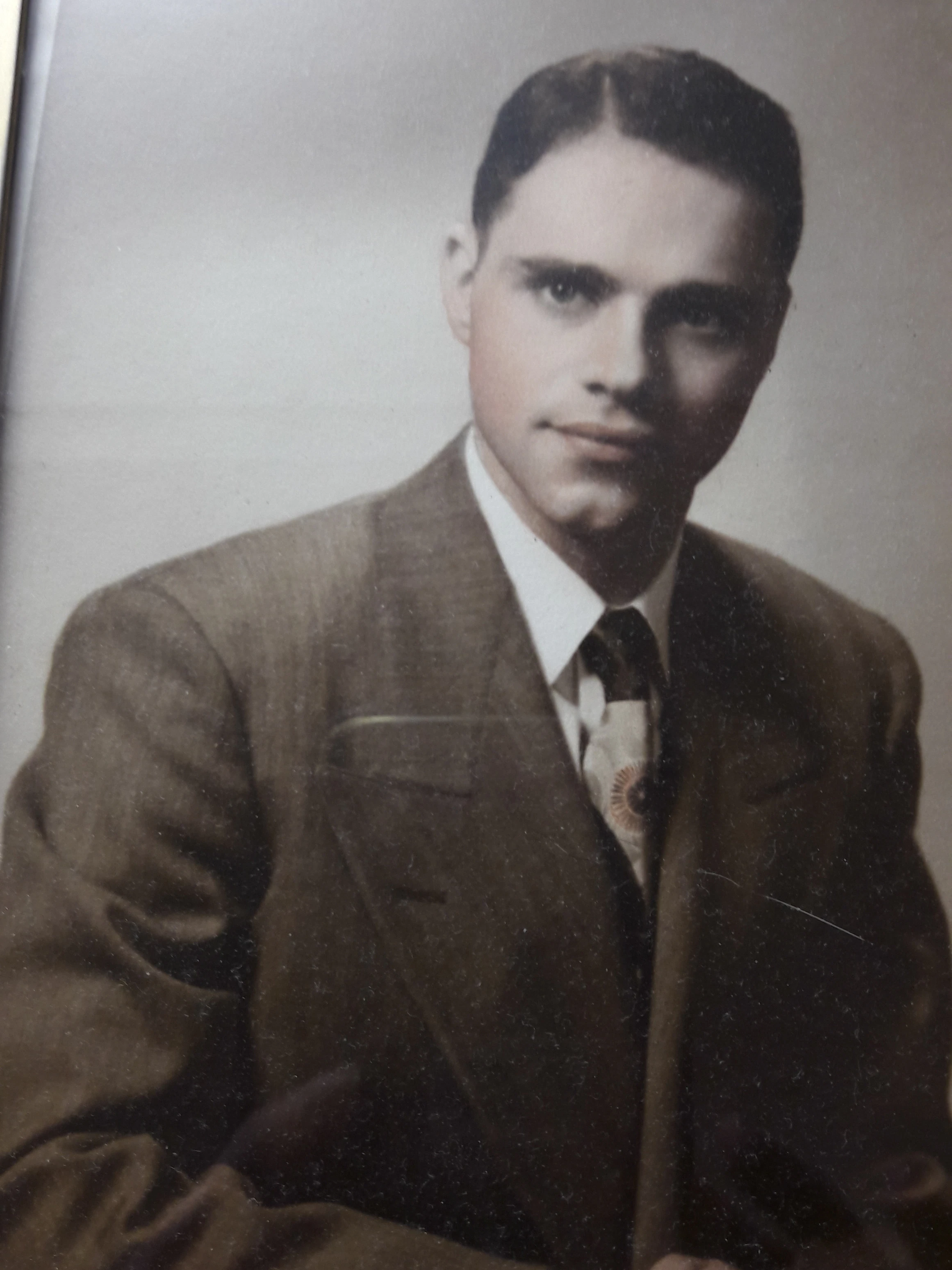 Herbert Shenkman als junger Mann