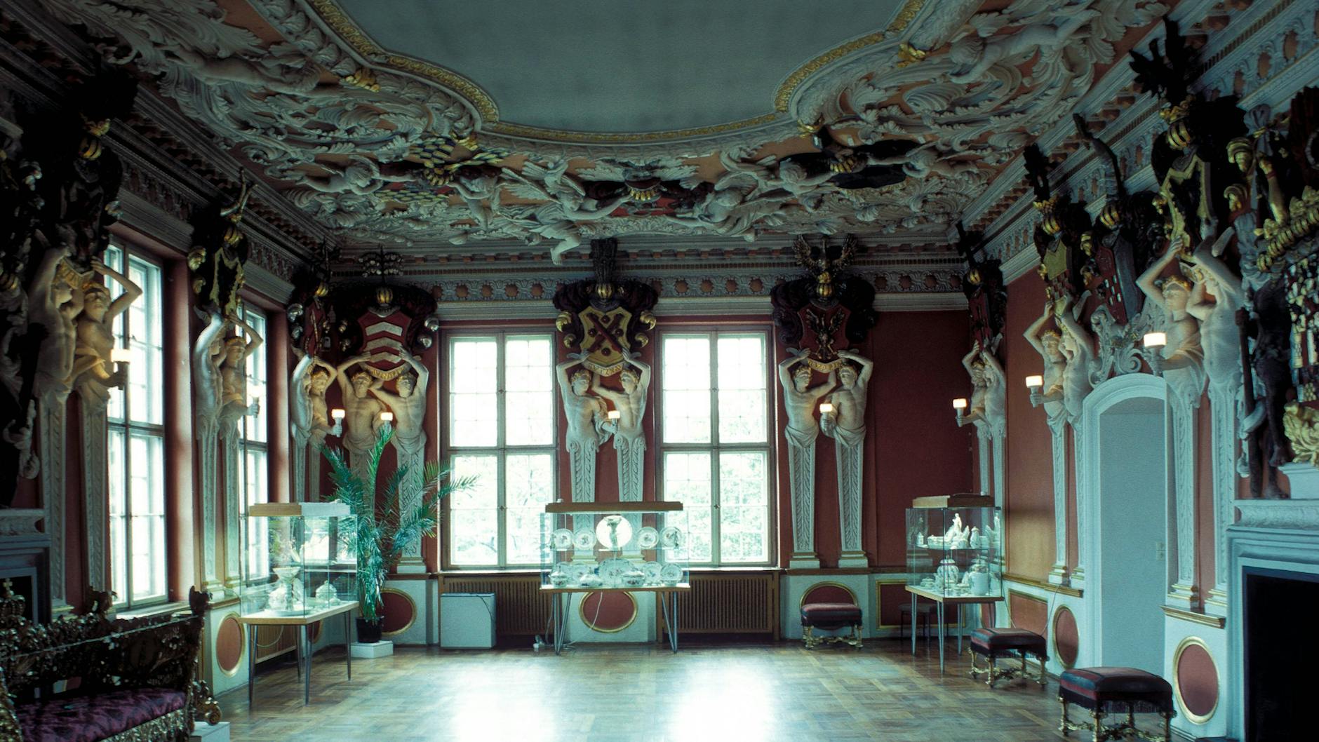 Der Wappensaal des Schlosses in Köpenick