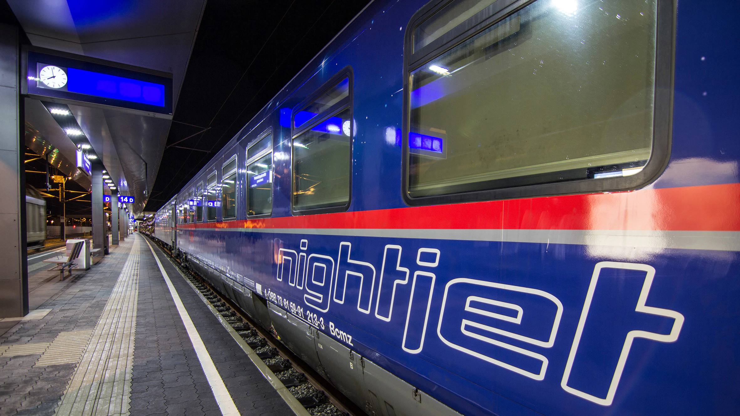 Der Nightjet 471 der ÖBB.&nbsp;