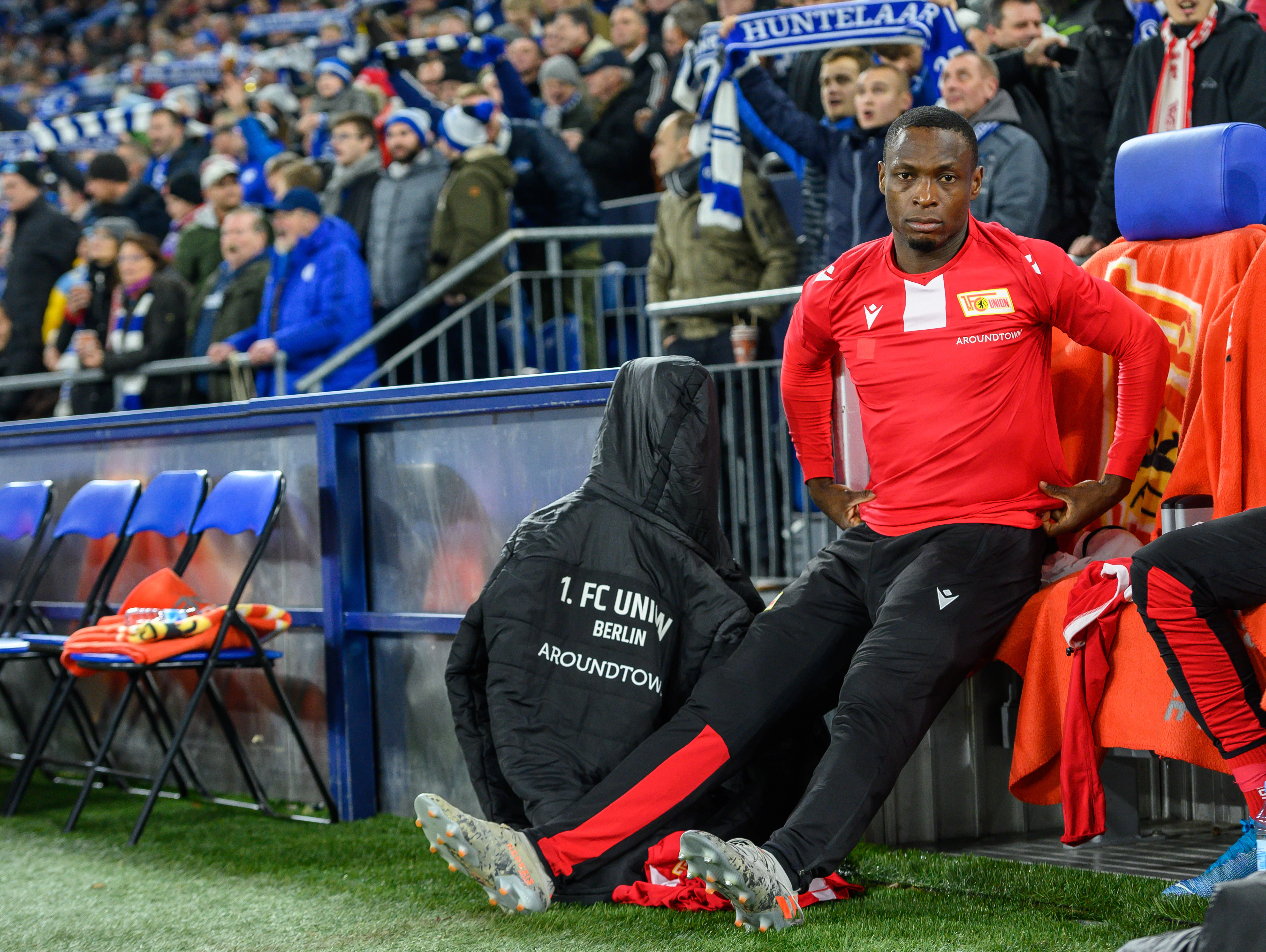 Der Schein trügt: Die Rolle als Teilzeitreservist lässt Unions Anthony Ujah keinesfalls verzagen.