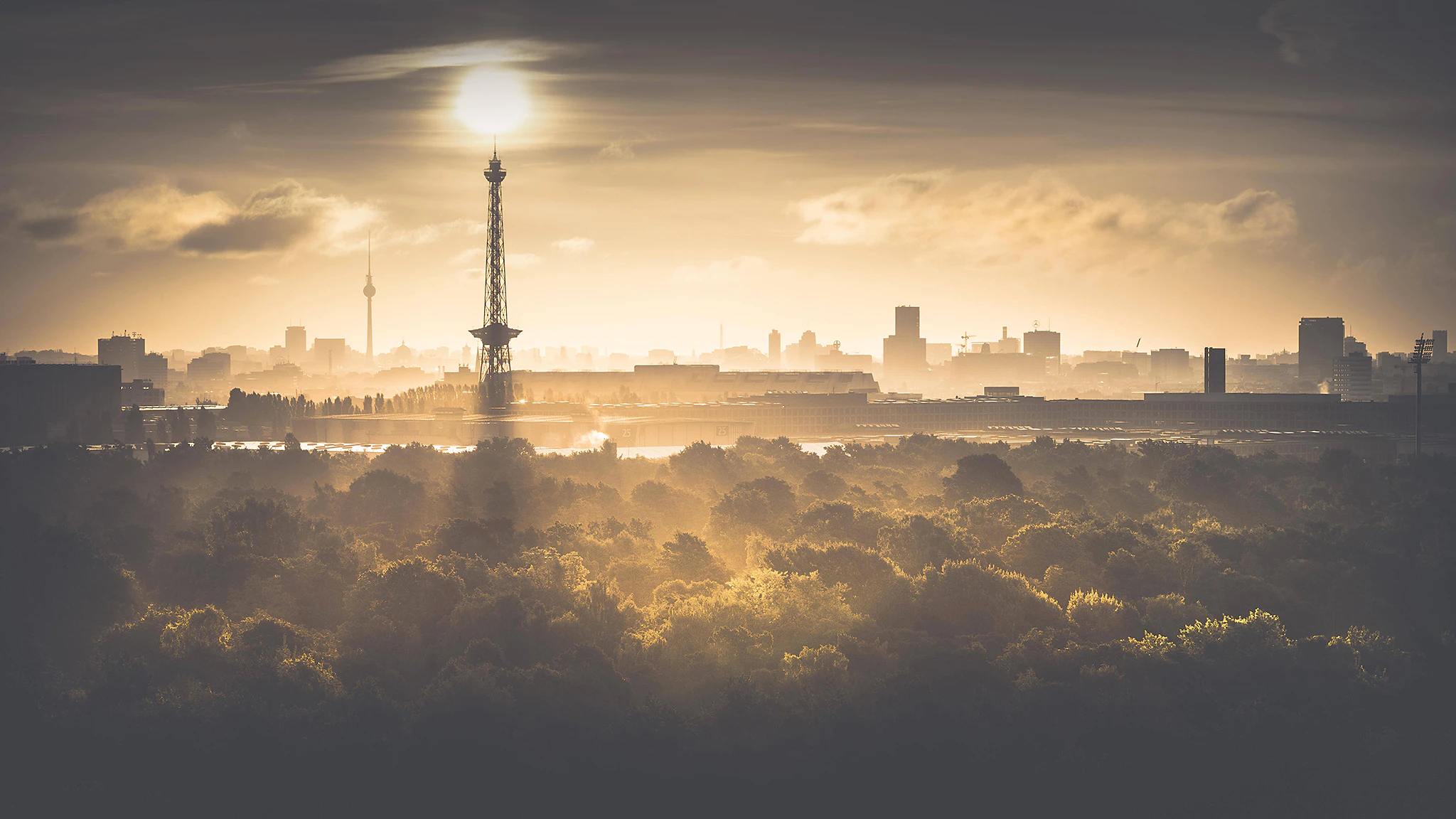 Gute Luft über Berlin