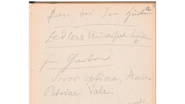 Notizen von Theodor Fontane.