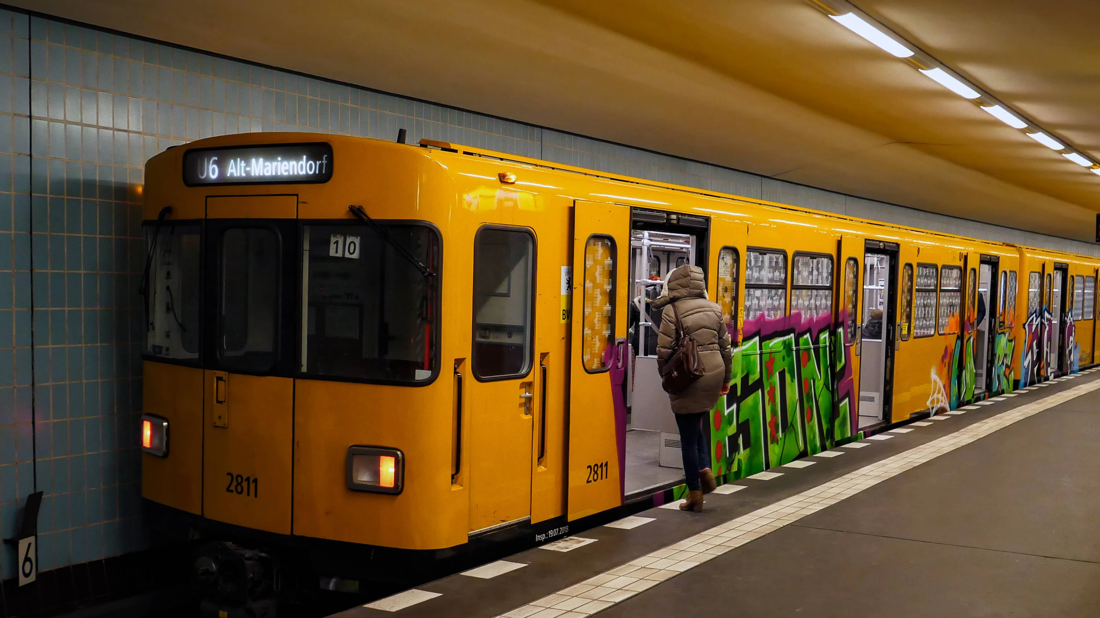 U-Bahn in Berlin.