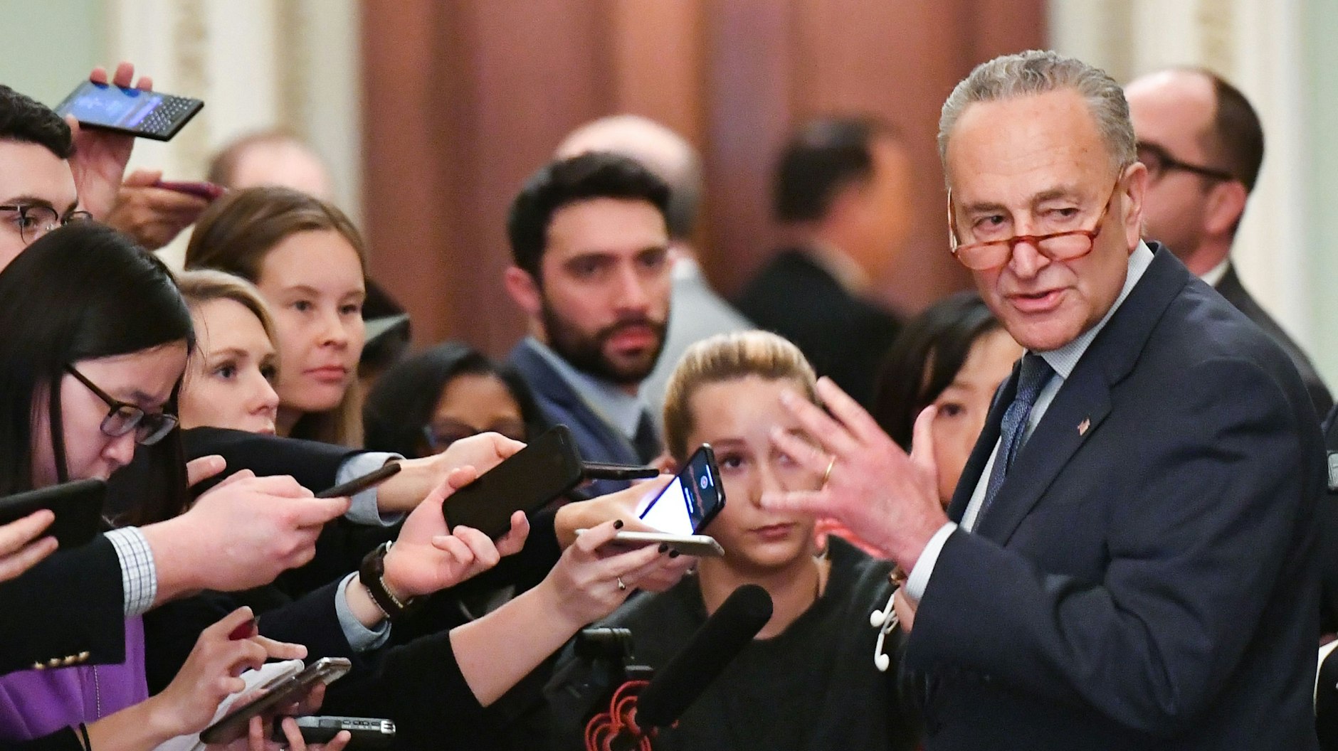 Der demokratische Minderheitsführer im Senat, Chuck Schumer.