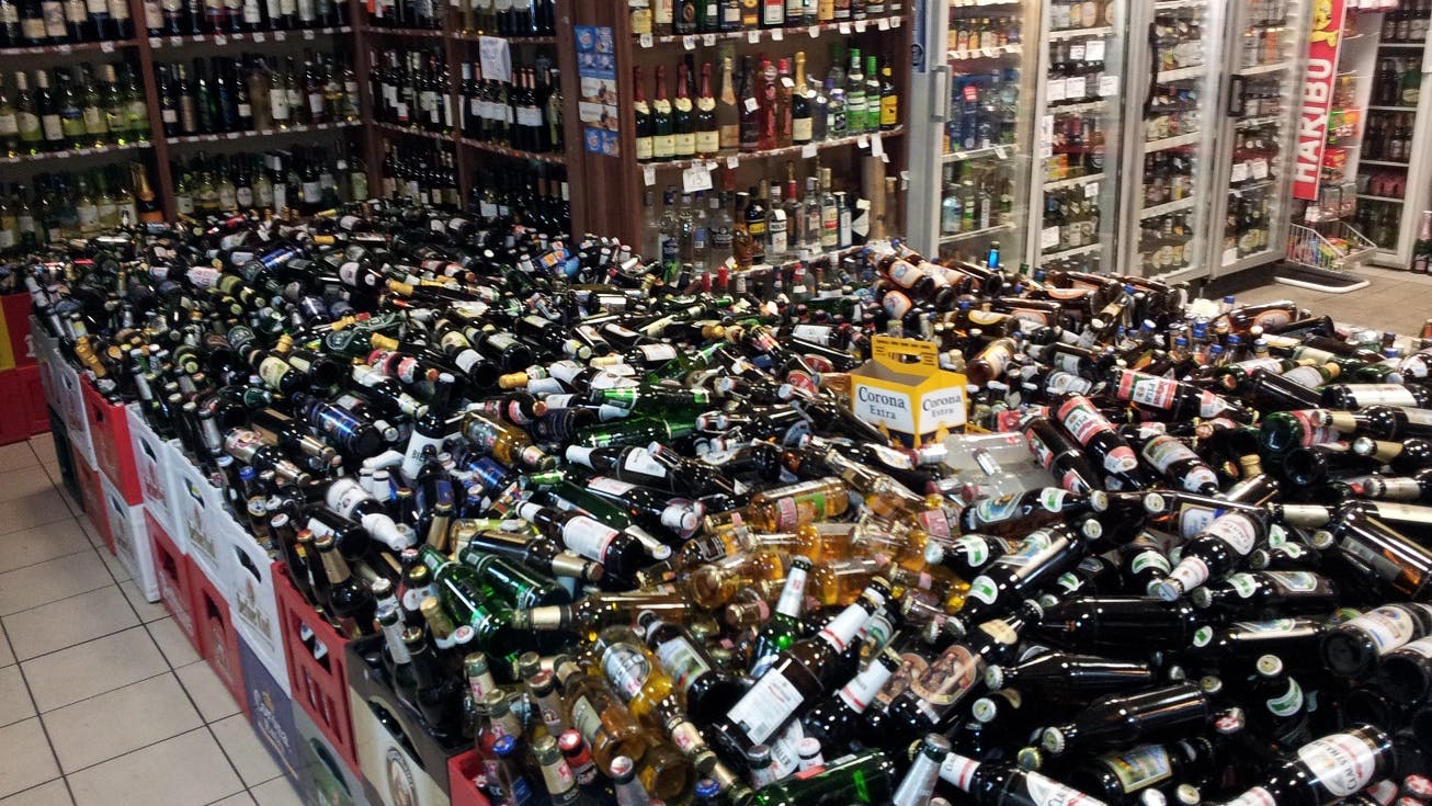 Blick in einen Berliner Spätverkauf