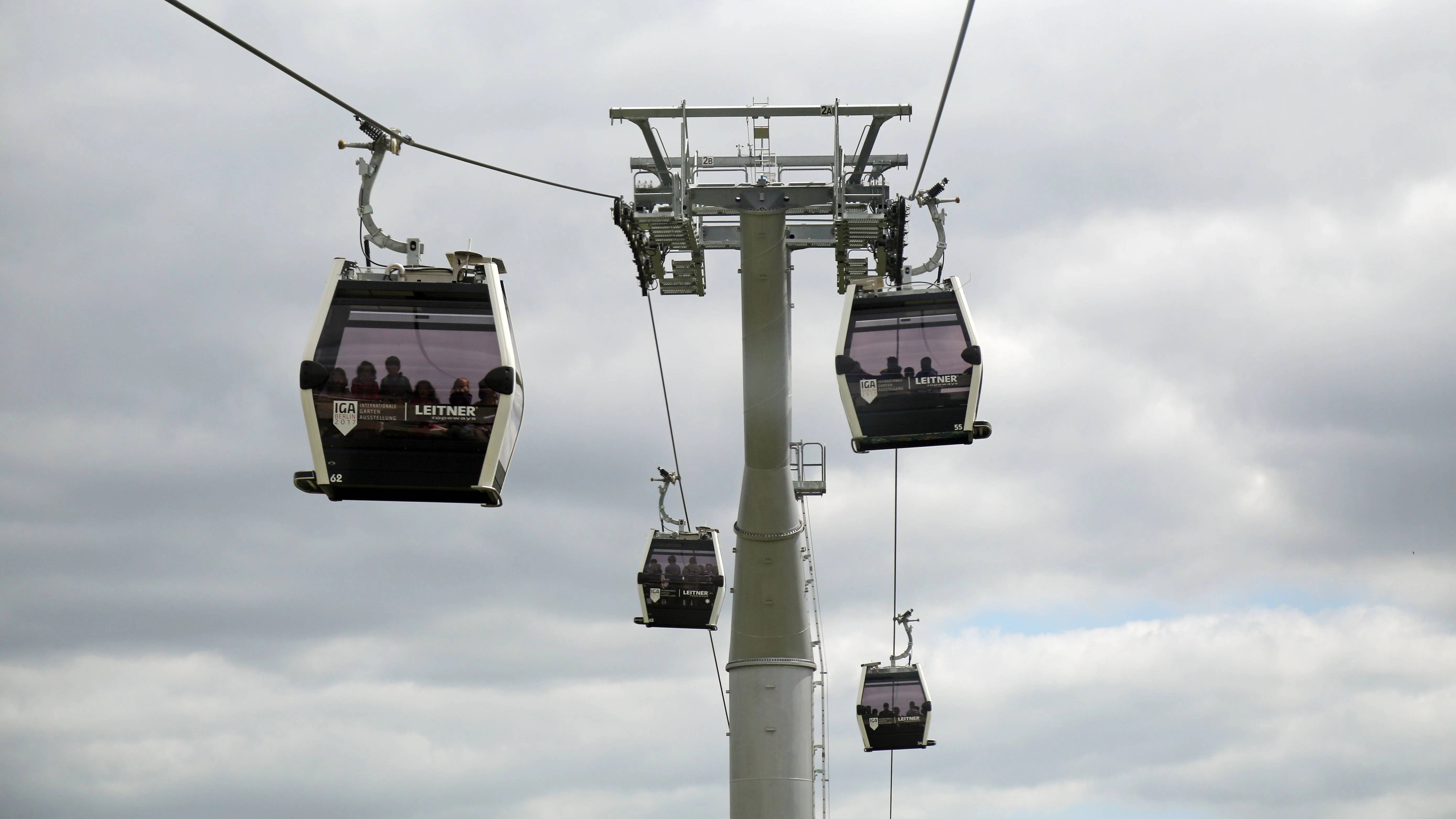 Wie bei der IGA in Marzahn: Nun soll eine Seilbahn  zum Müggelturm schweben.