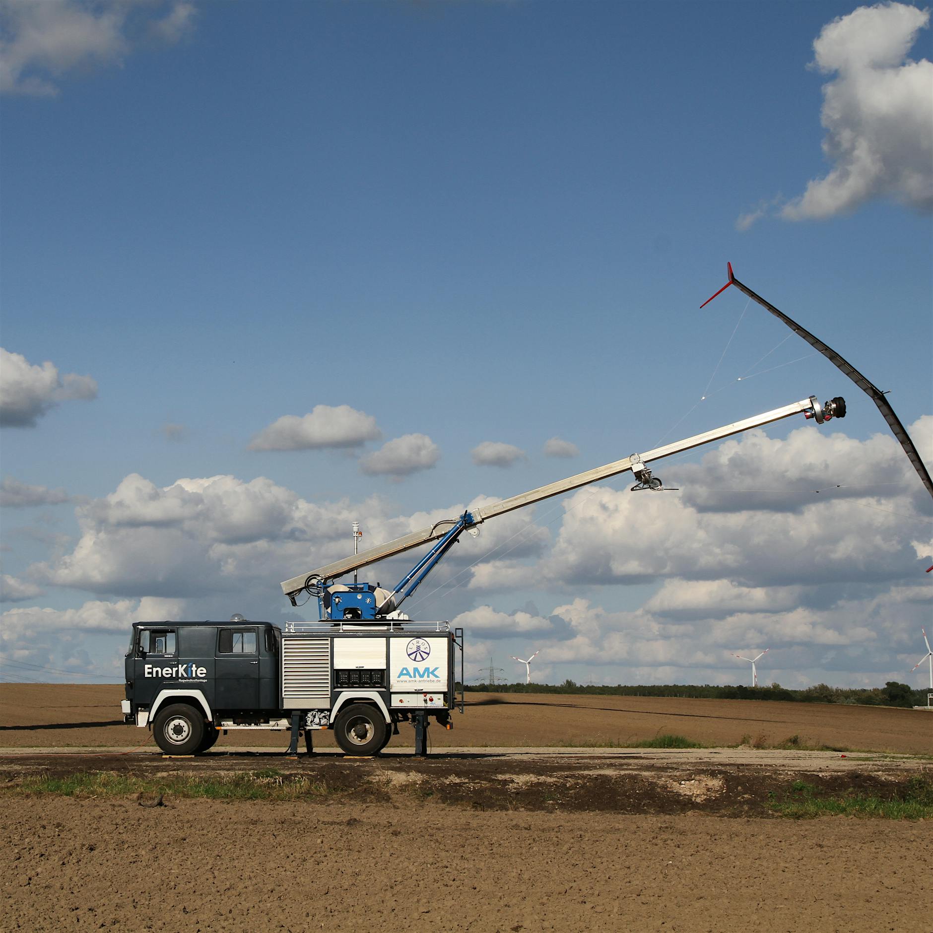 Drachenkraftwerk holt Strom vom Himmel