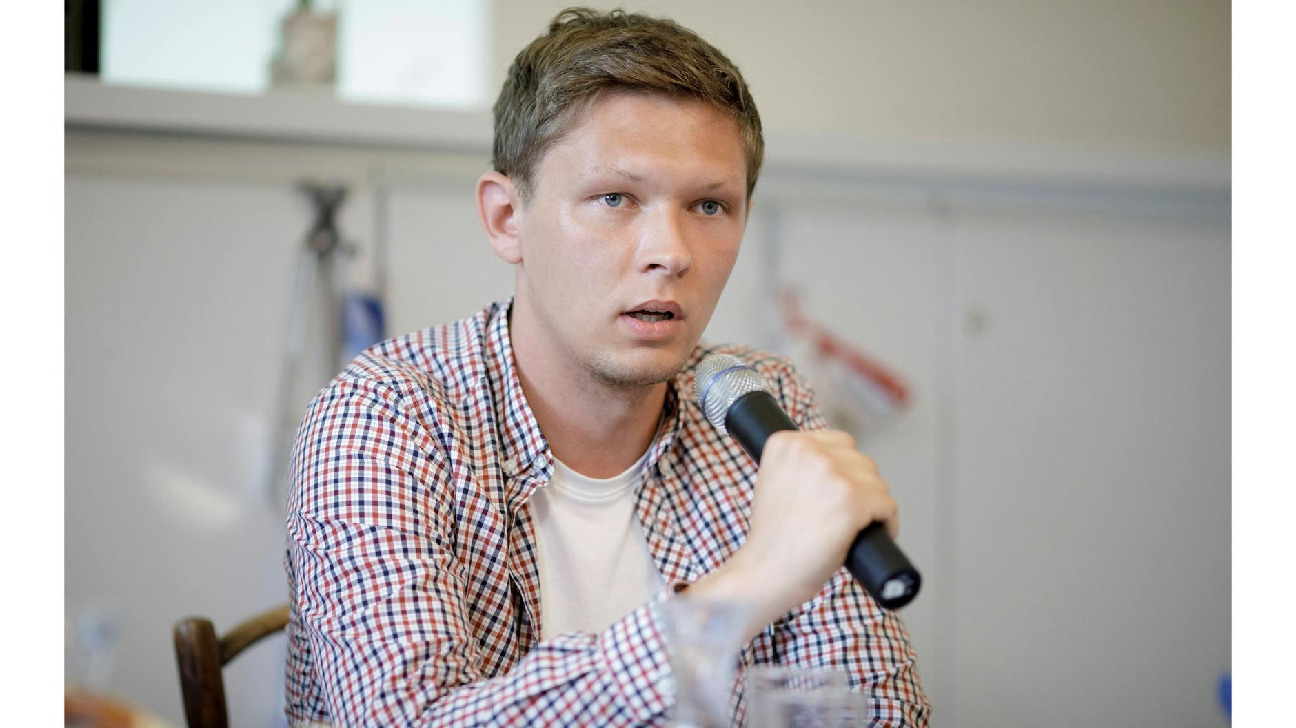 Christopher Lawniczak, Vorsitzender JU Berlin.
