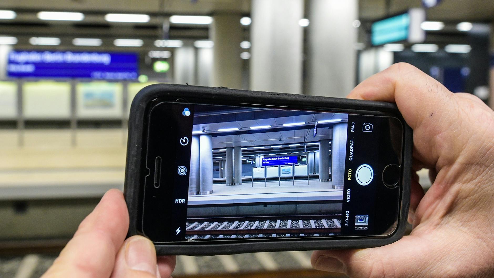 Der sauberste Bahnhof in der Region Berlin-Brandenbur: 675 Millionen Euro hat die Tunnelstation unter dem BER mitsamt der Verbindungsstrecken einst gekostet.