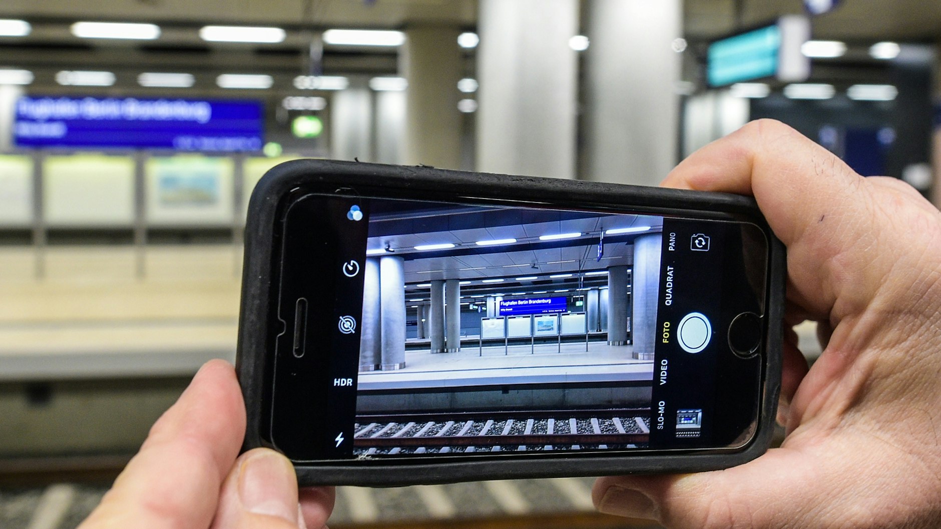 Der sauberste Bahnhof in der Region Berlin-Brandenbur: 675 Millionen Euro hat die Tunnelstation unter dem BER mitsamt der Verbindungsstrecken einst gekostet.