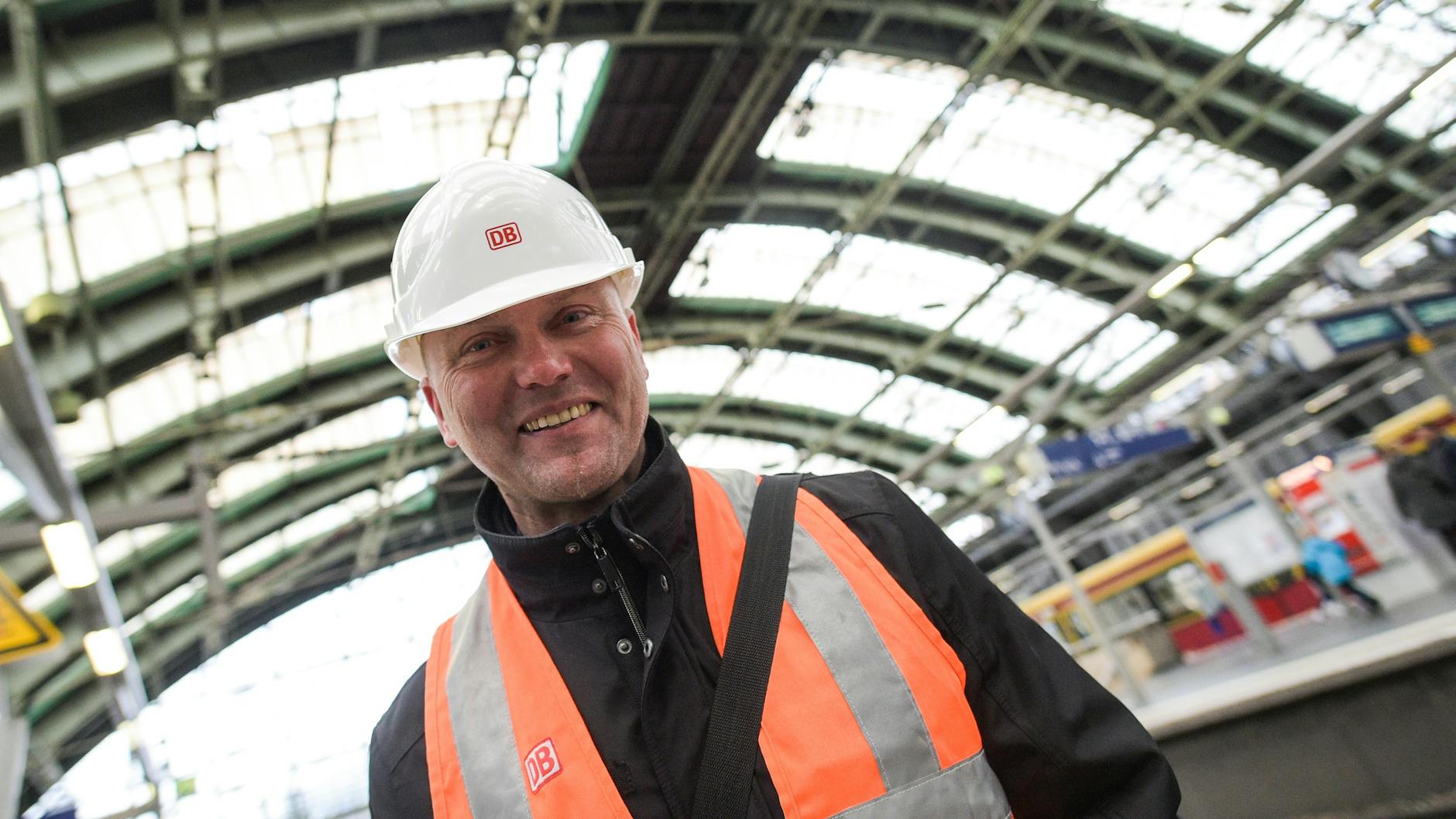 Er leitet die Dachsanierung am Ostbahnhof: Steffen Dieckmann von der DB.