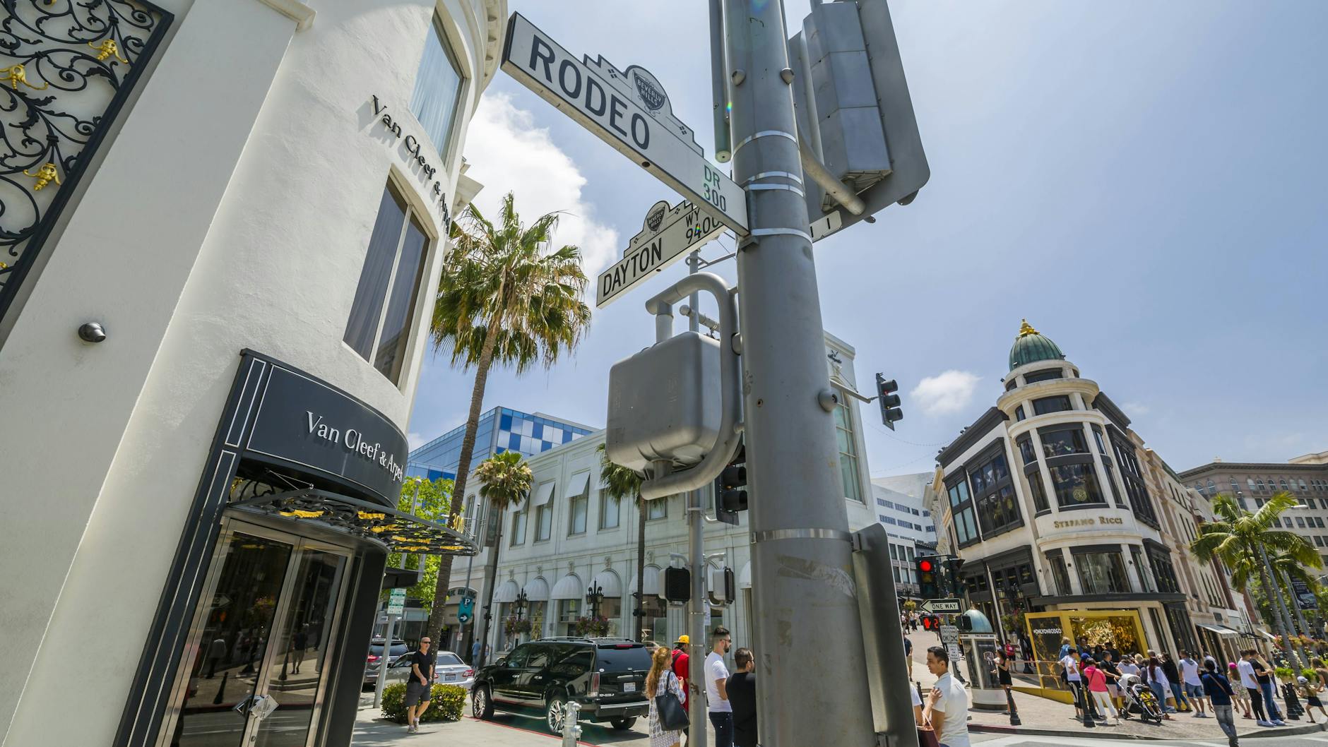 Berühmte Adresse: Der Rodeo Drive in Beverly Hills.