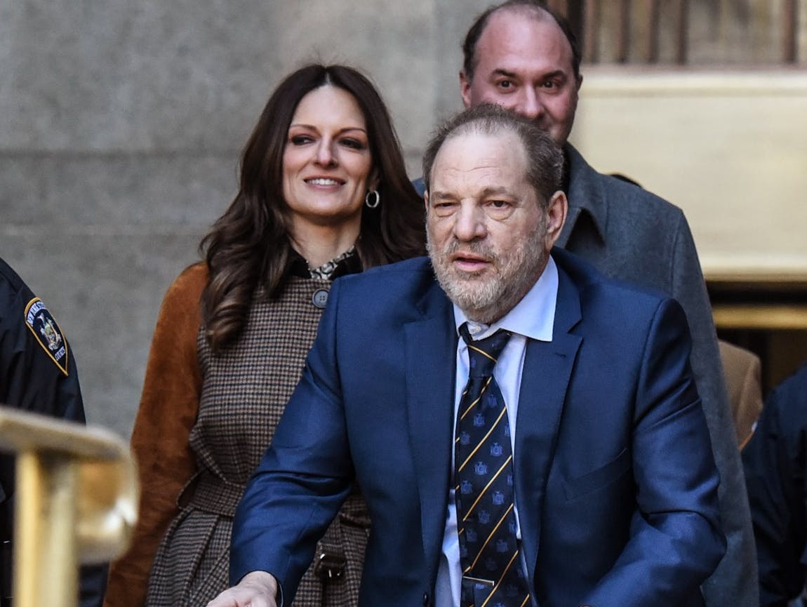 Harvey Weinstein und seine Anwältin Donna Rotunno am Freitag.