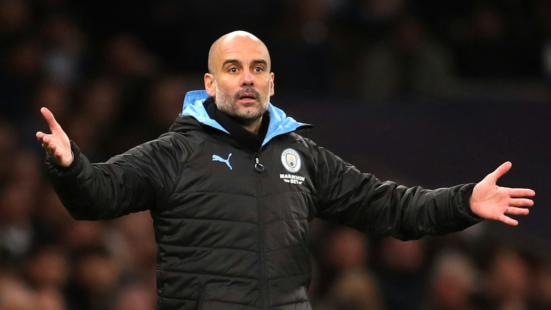 Was soll ich bloß machen? Pep Guardiola, Trainer von Manchester City.