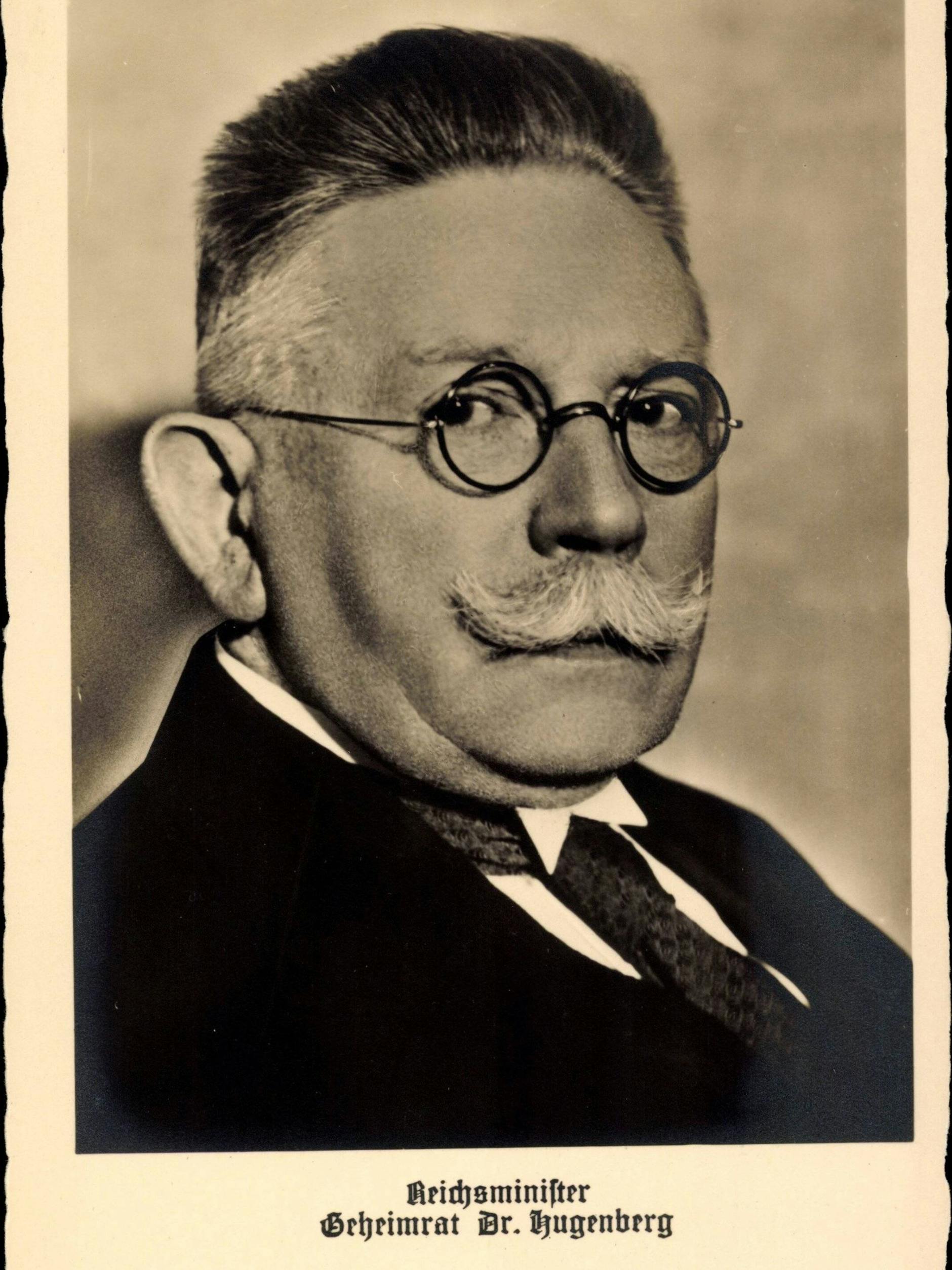 Alfred Hugenberg (1865–1951).&nbsp;