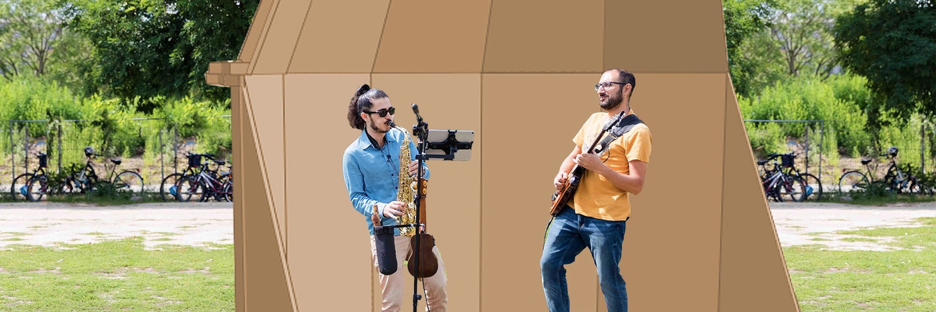 Für guten Sound und gute Nachbarschaft. Schallmuscheln sollen’s im Mauerpark richten.