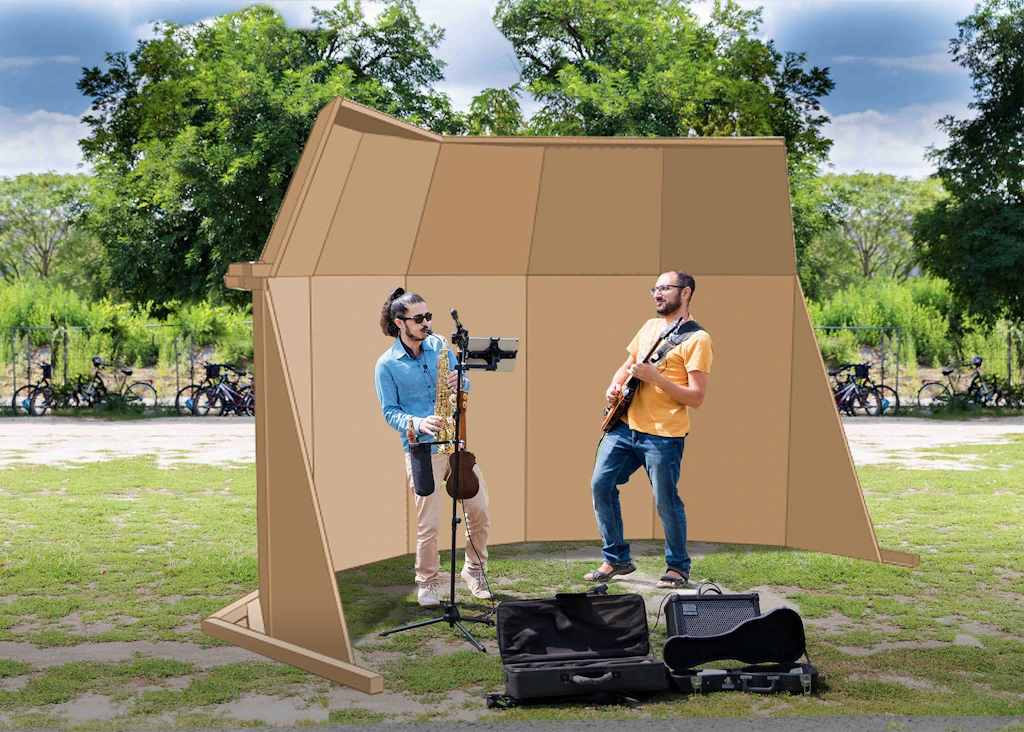 Mauerpark: Kann man den Lärm wegmuscheln?