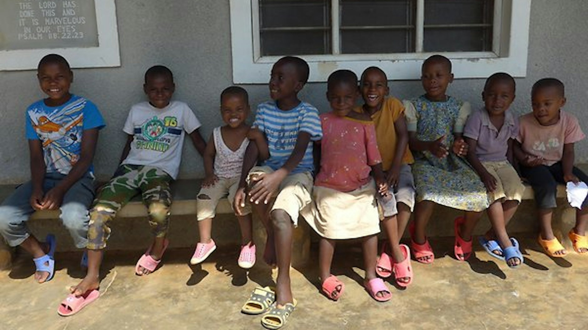 Waisenkinder im Nikolaushaus in Bukoba, Tansania. Die Deutsche Stephanie Köster gründete die Einrichtung.