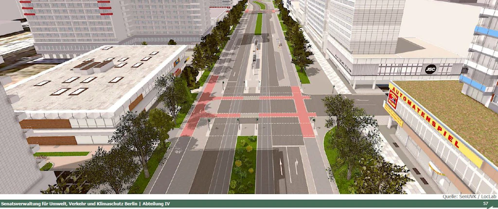Leipziger Straße soll Tram und Radfahrstreifen bekommen