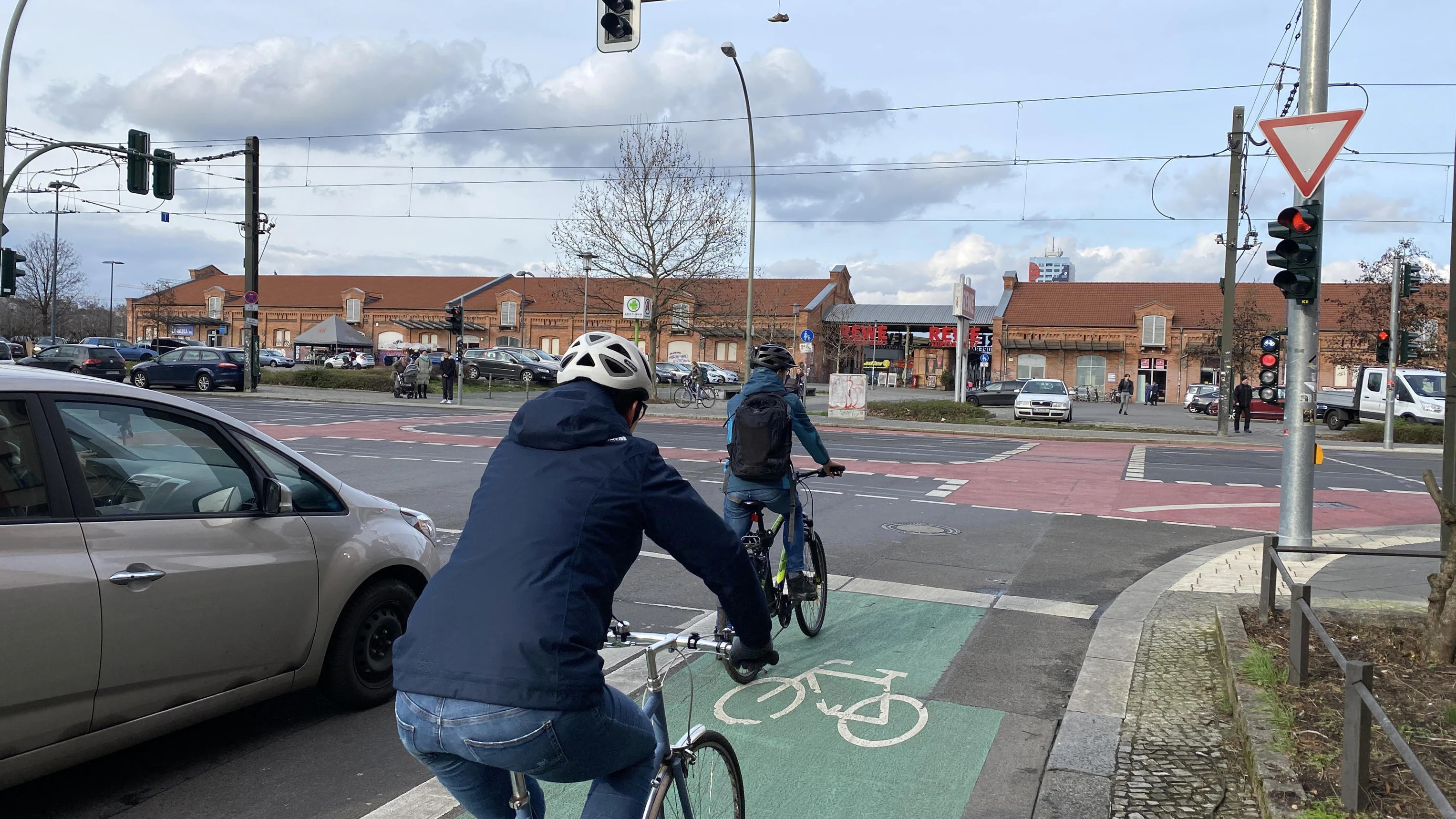 Proskauer/ Ecke Eldenaer Straße in Friedrichshain: Hier wird die Radschnellverbindung beginnen.