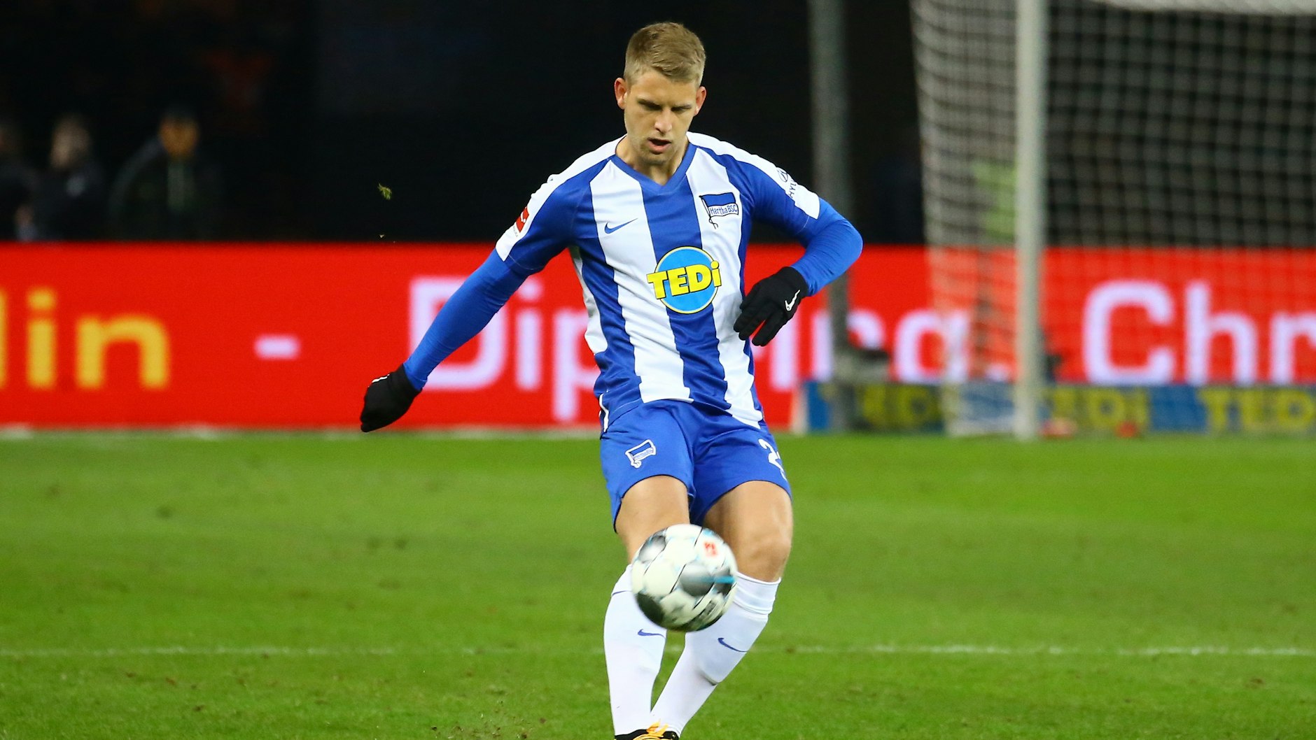 Herthas Arne Maier kam gegen Schalke 04 für eine halbe Stunde zum Einsatz