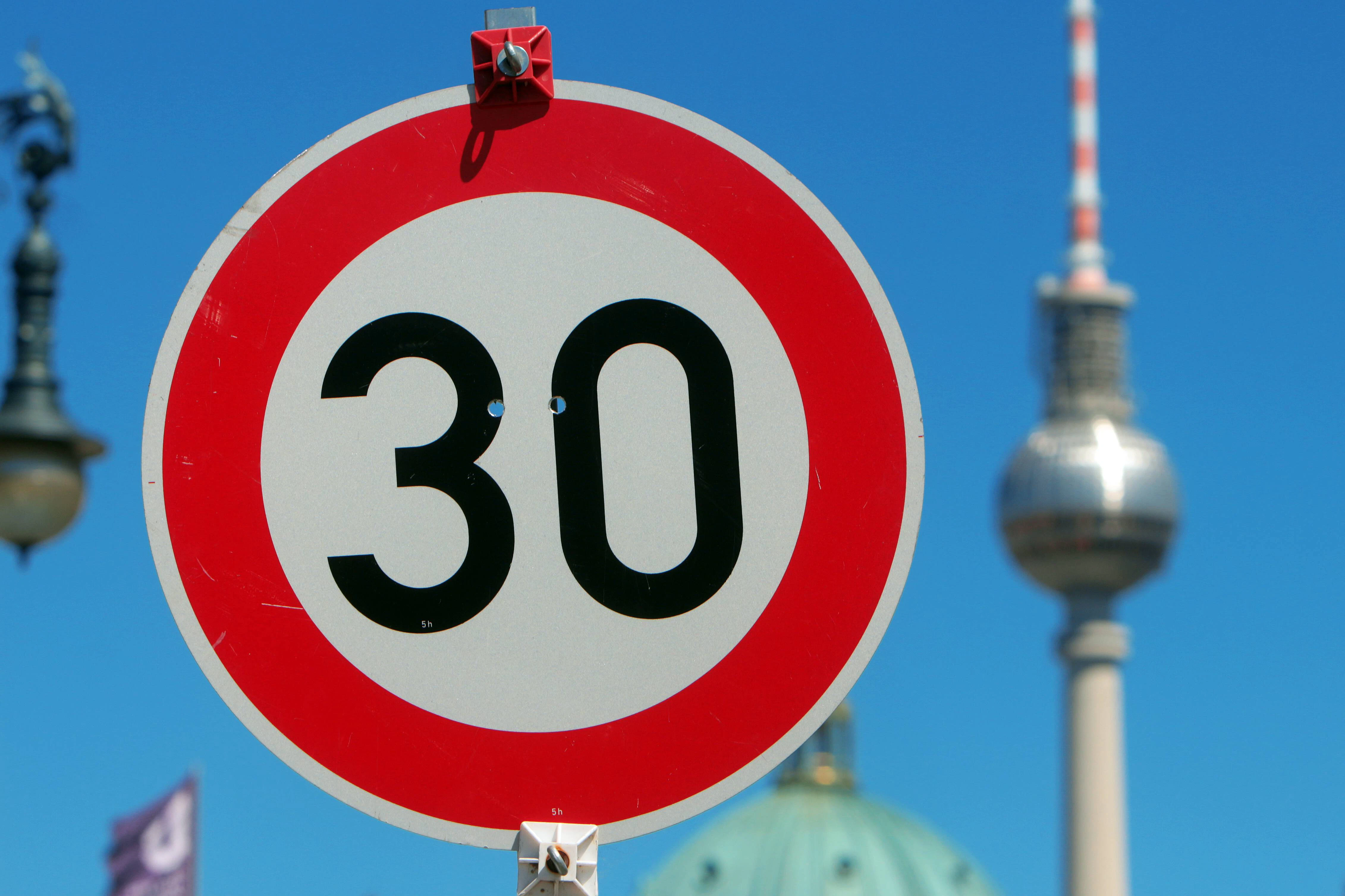 Jeder zweite Berliner ist gegen ein flächendeckendes Tempo 30