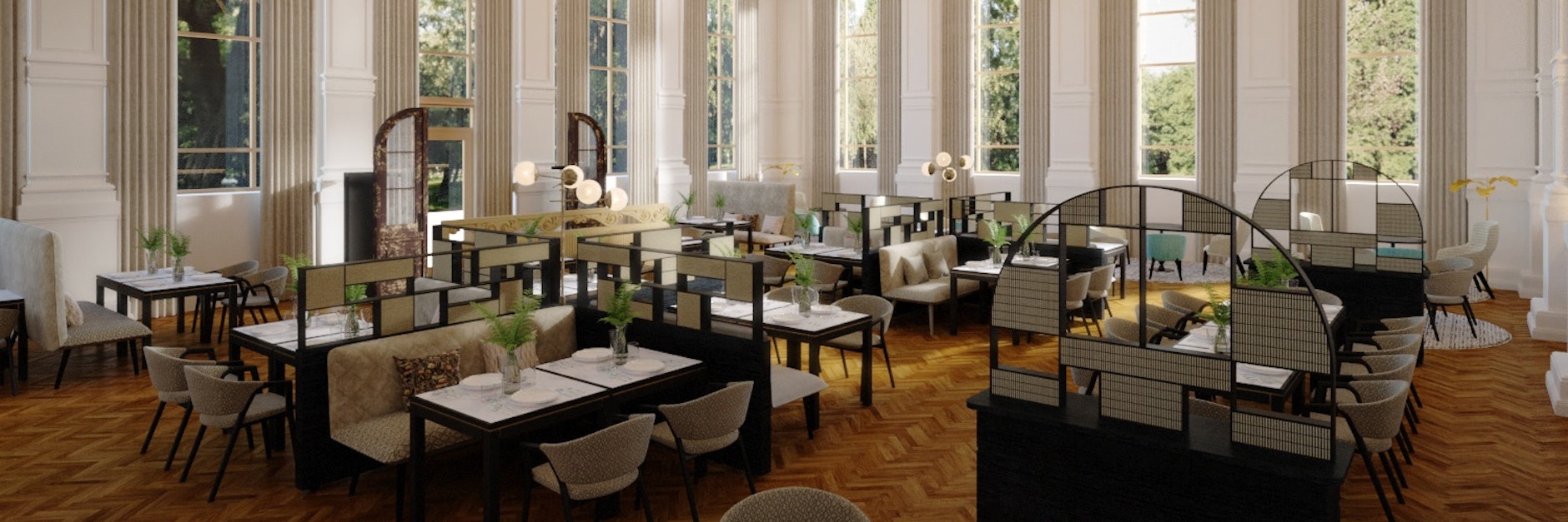 Prächtig: So soll der historische Riviera-Saal im Jahr 2021 aussehen.