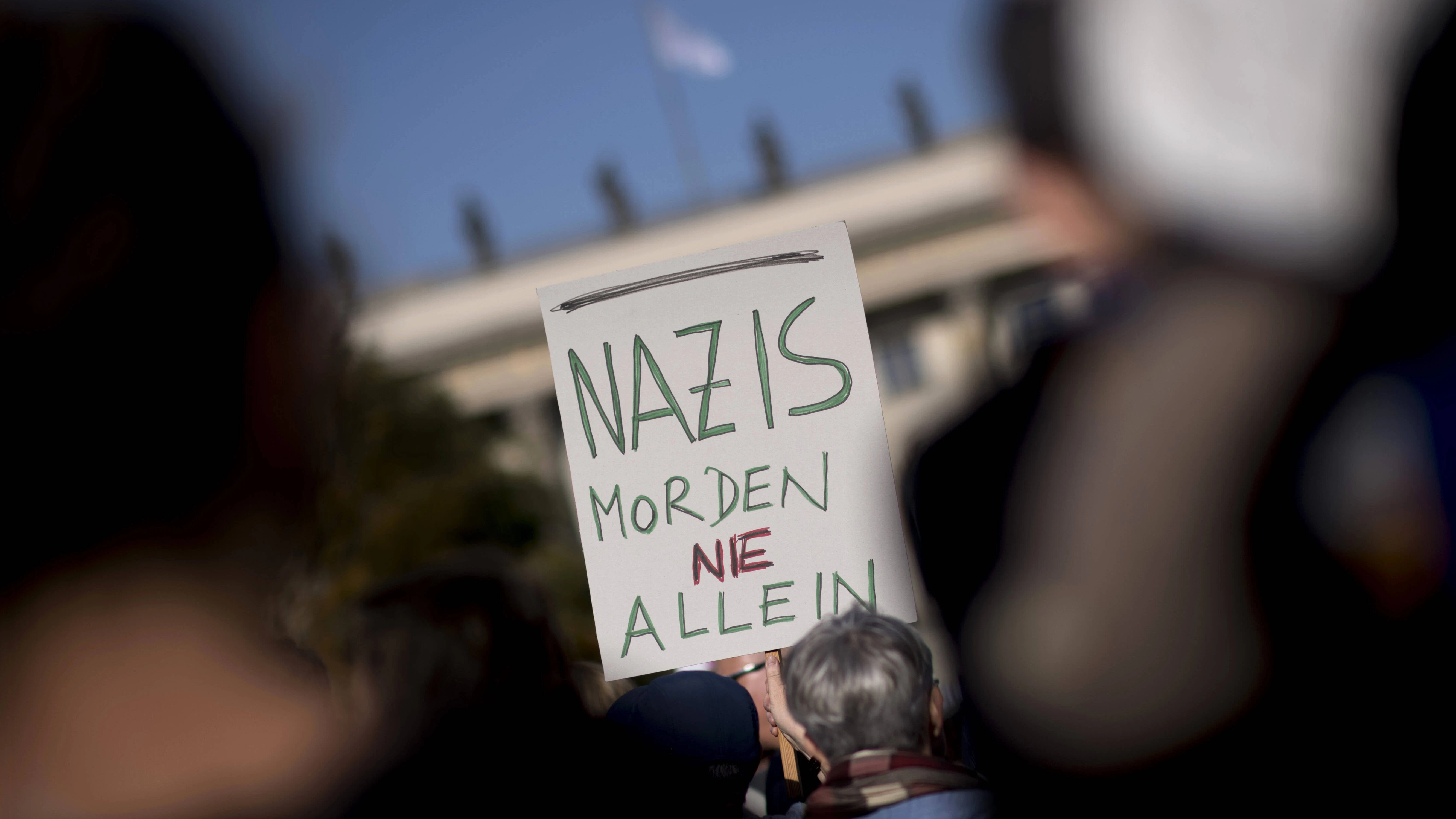 Eine Demo gegen Rassimus und Antisemitismus im Oktober vergangenen Jahres.