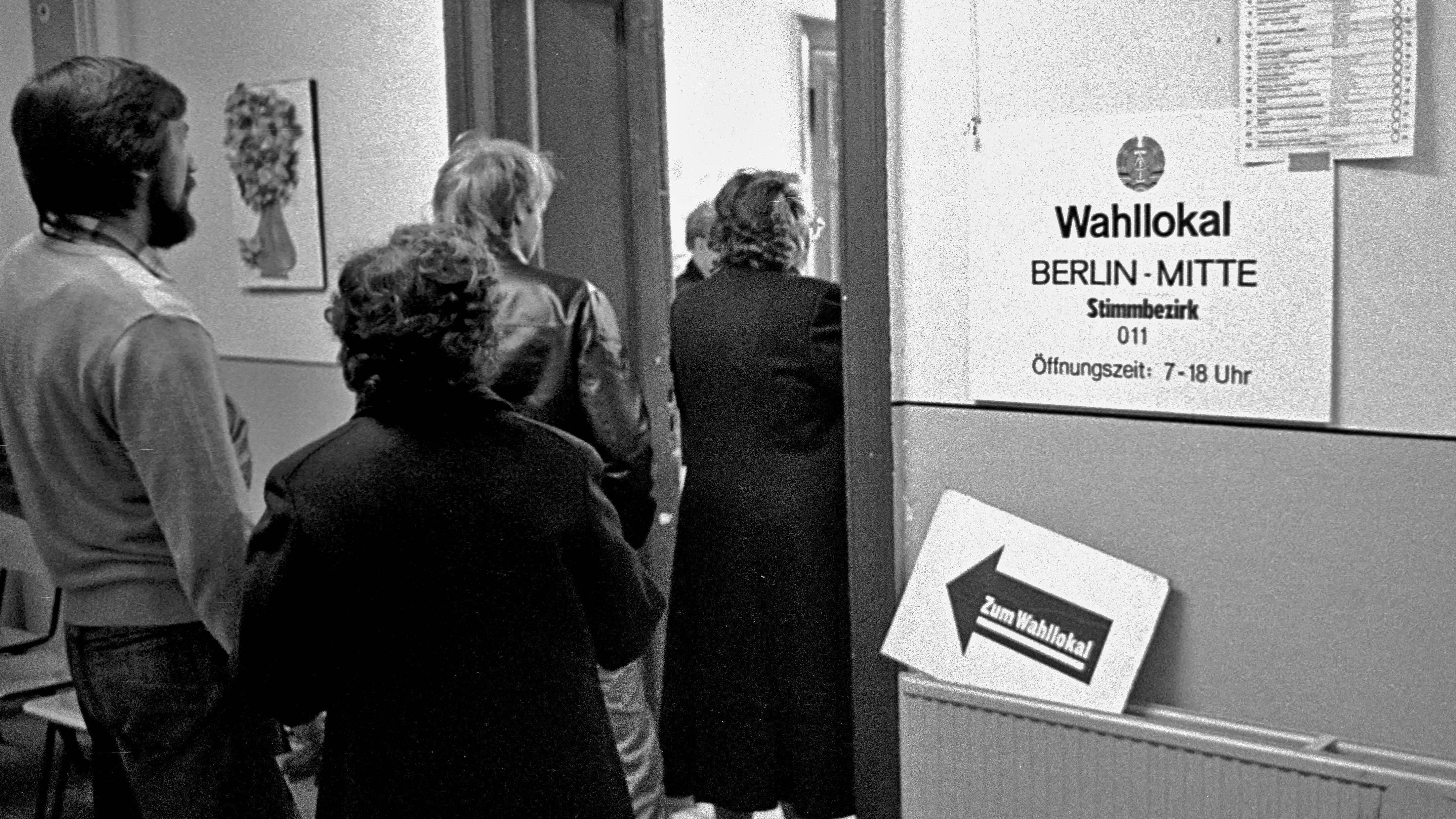 Die erste Wahl in der DDR, bei der alle Bürger wählen konnten, was sie wollten.