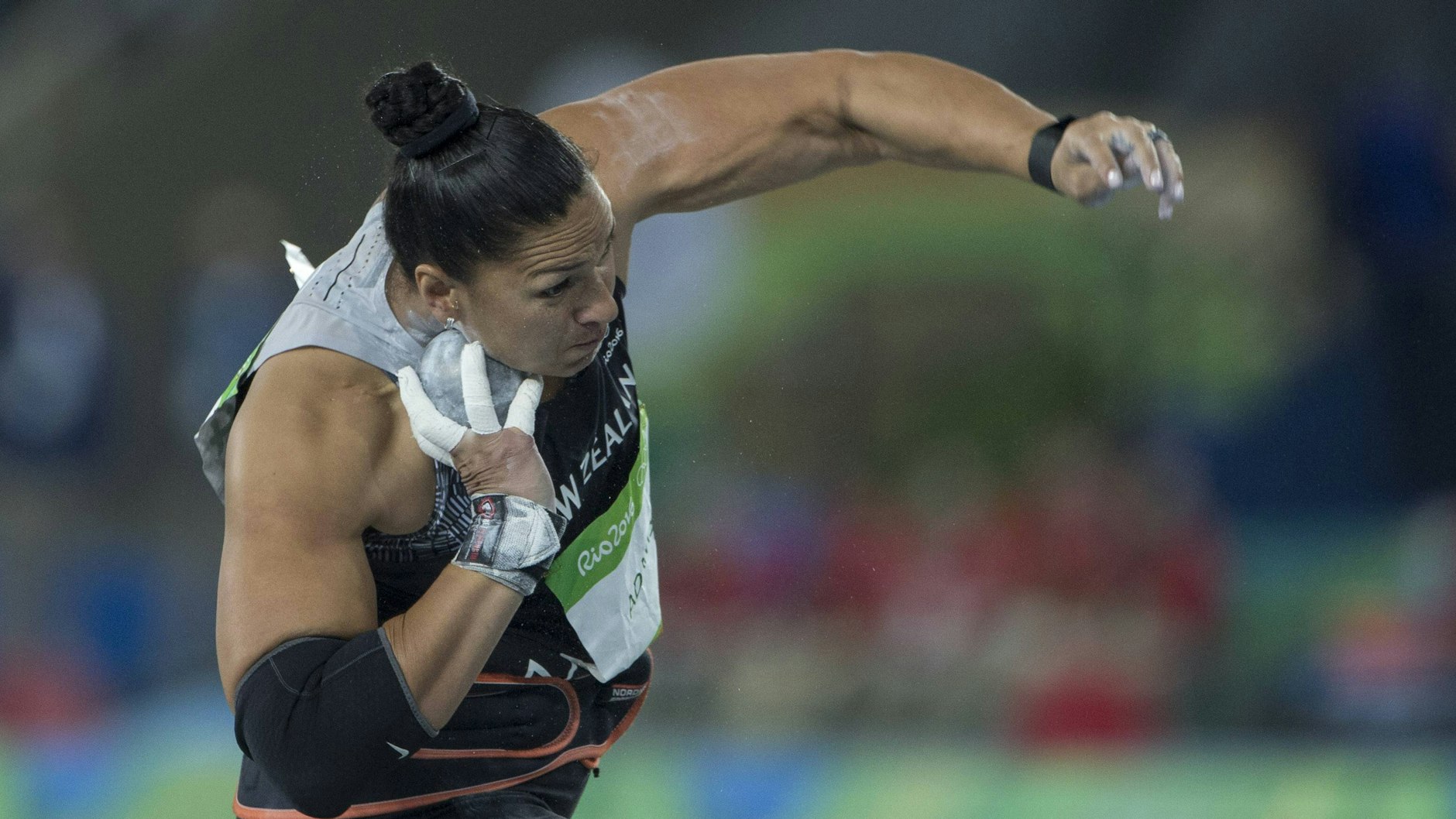 Die Technik macht's: Kugelstoßerin Valerie Adams.