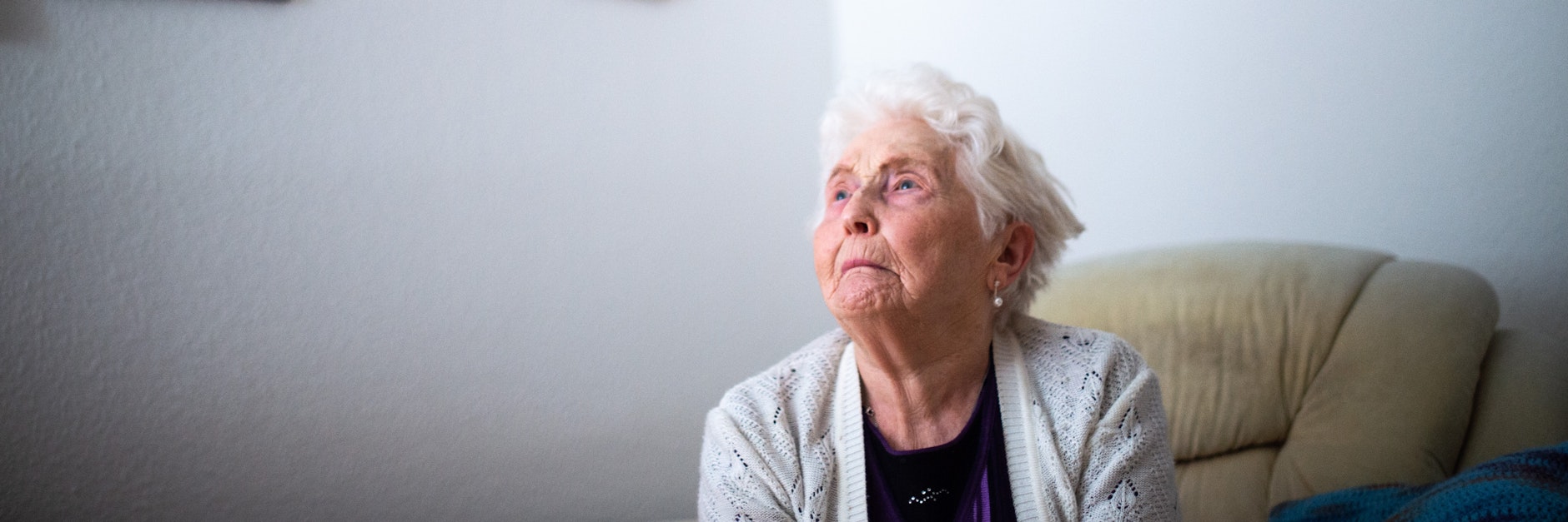 Die Bewohnerin eines Altenzentrums im Corona-Hotspot Heinsberg.