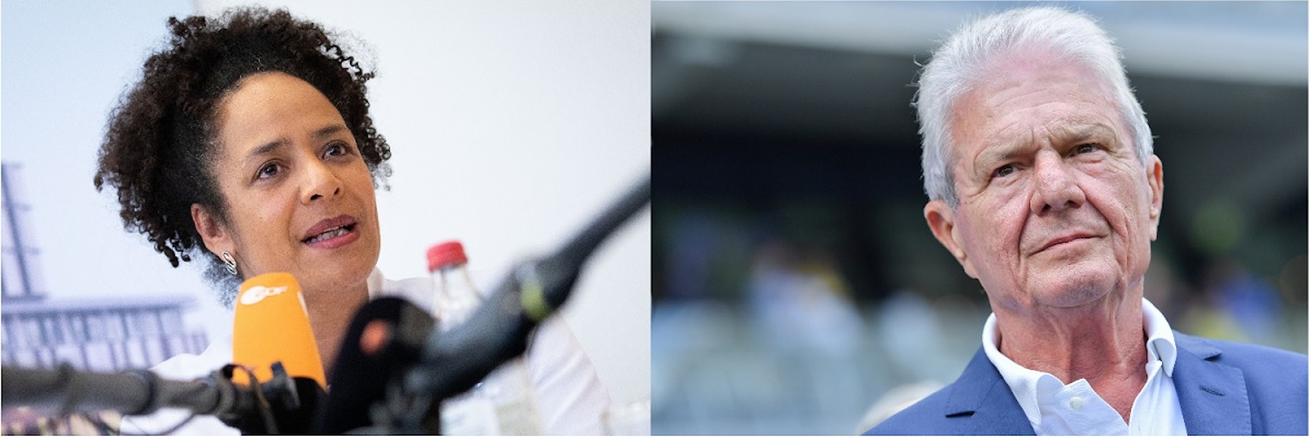 Die Hamburger Infektiologin Marylyn Addon und der Pharmaunternehmens-Besitzer Dietmar Hopp