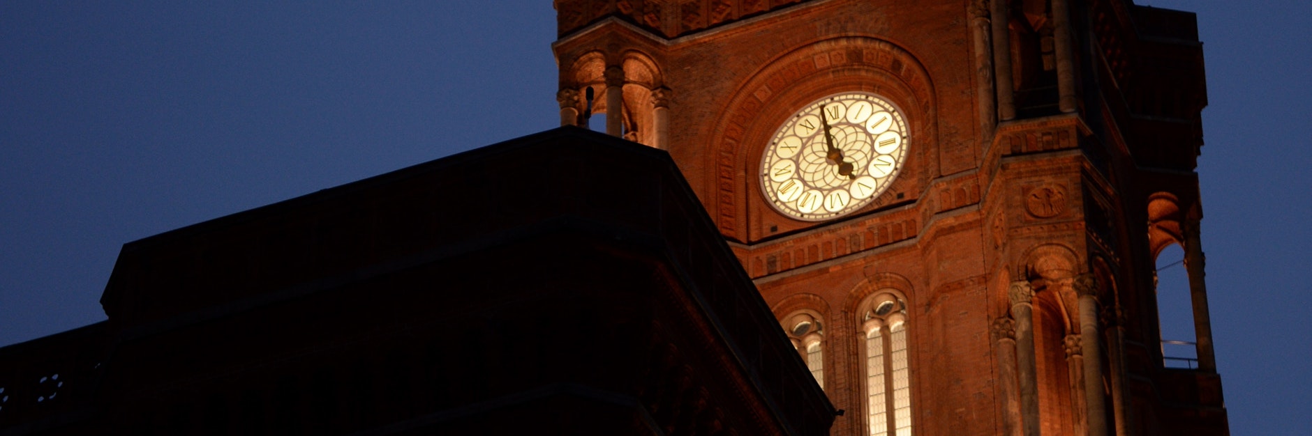 Das Rote Rathaus in Berlin-Mitte.&nbsp;